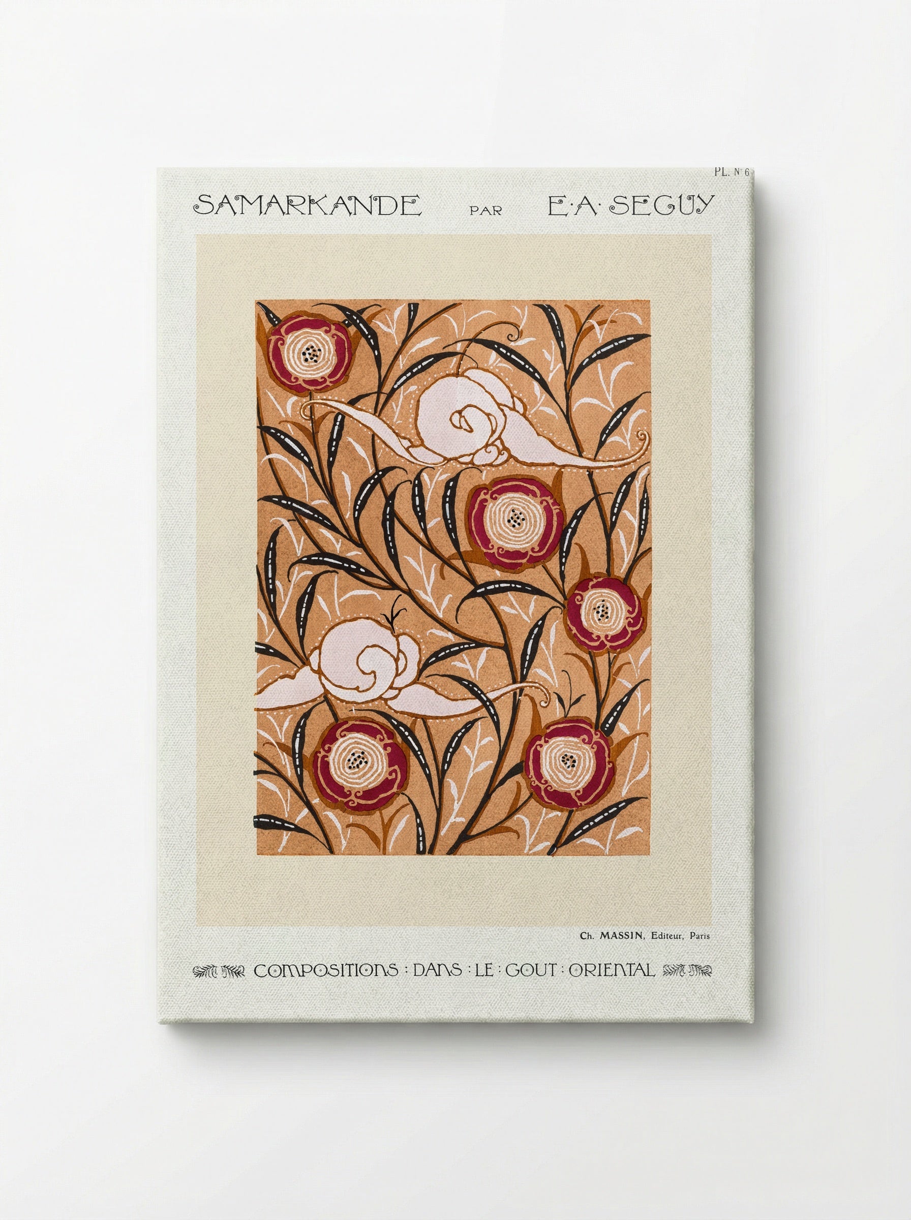 Samarkande (Plate 6, Compositions in the Oriental Style) - Émile-Allain Séguy - Canvas