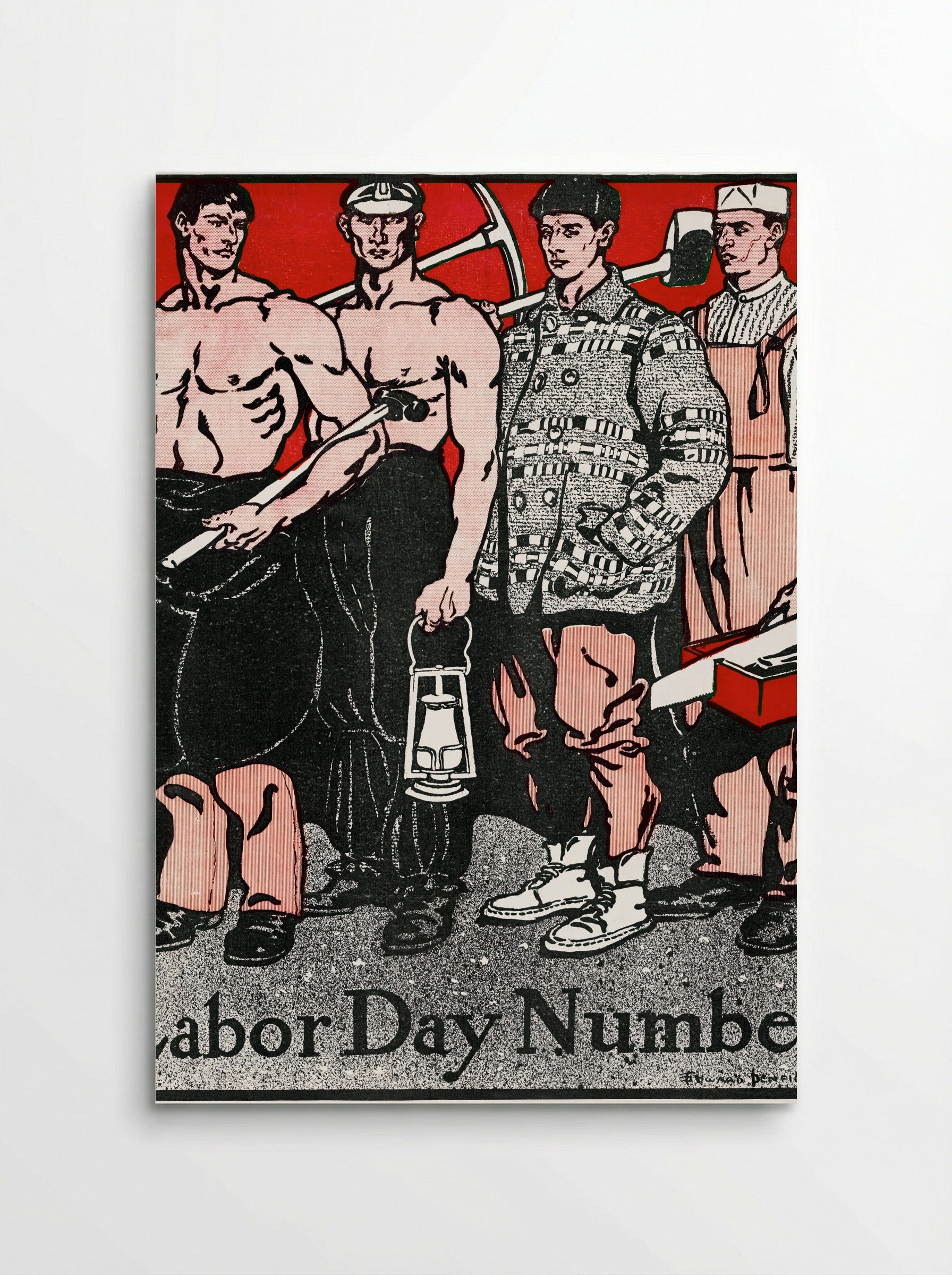 Labour Day Number - Edward Penfield - Poster
