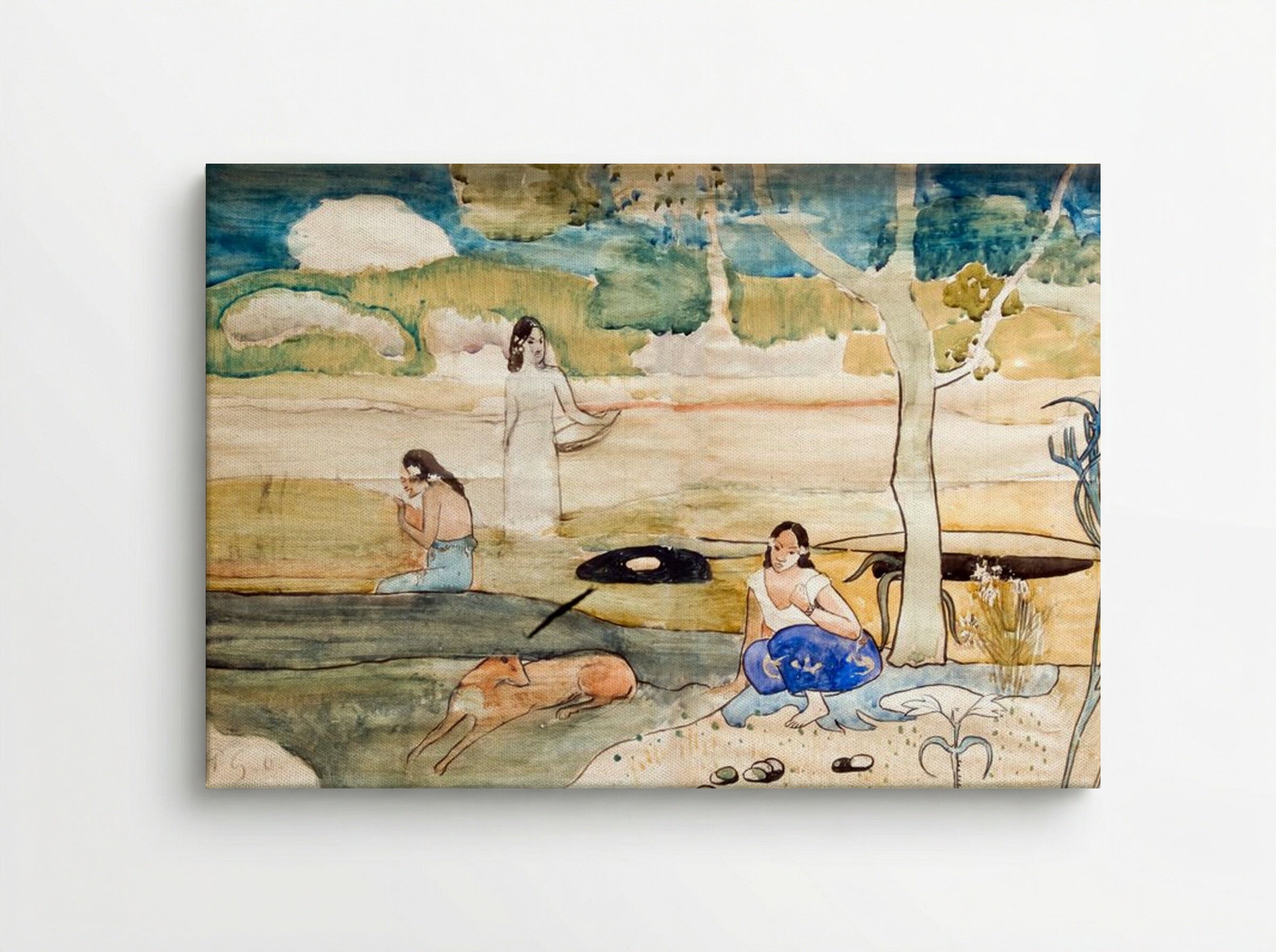 Study from Tahiti - Paul Gauguin - Canvas