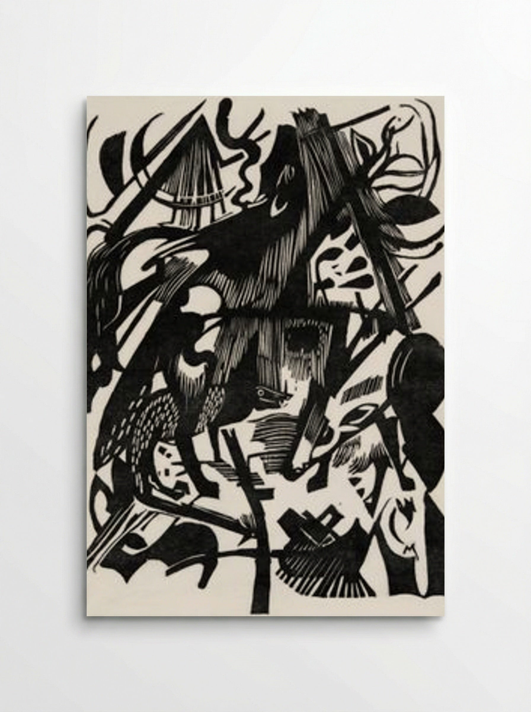 Birth of the Wolves - Franz Marc - Poster