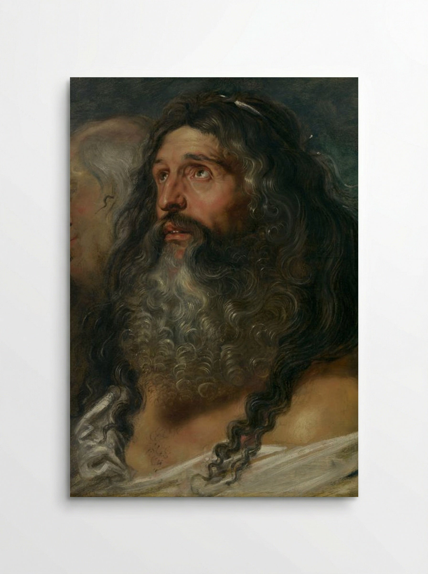 Study of Two Heads - Peter Paul Rubens - Poster