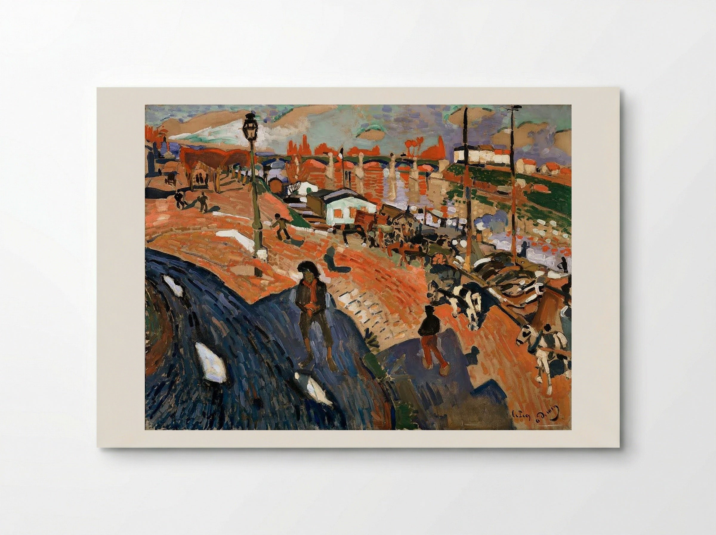 The Bridge at Le Pecq - Maurice Denis - Poster