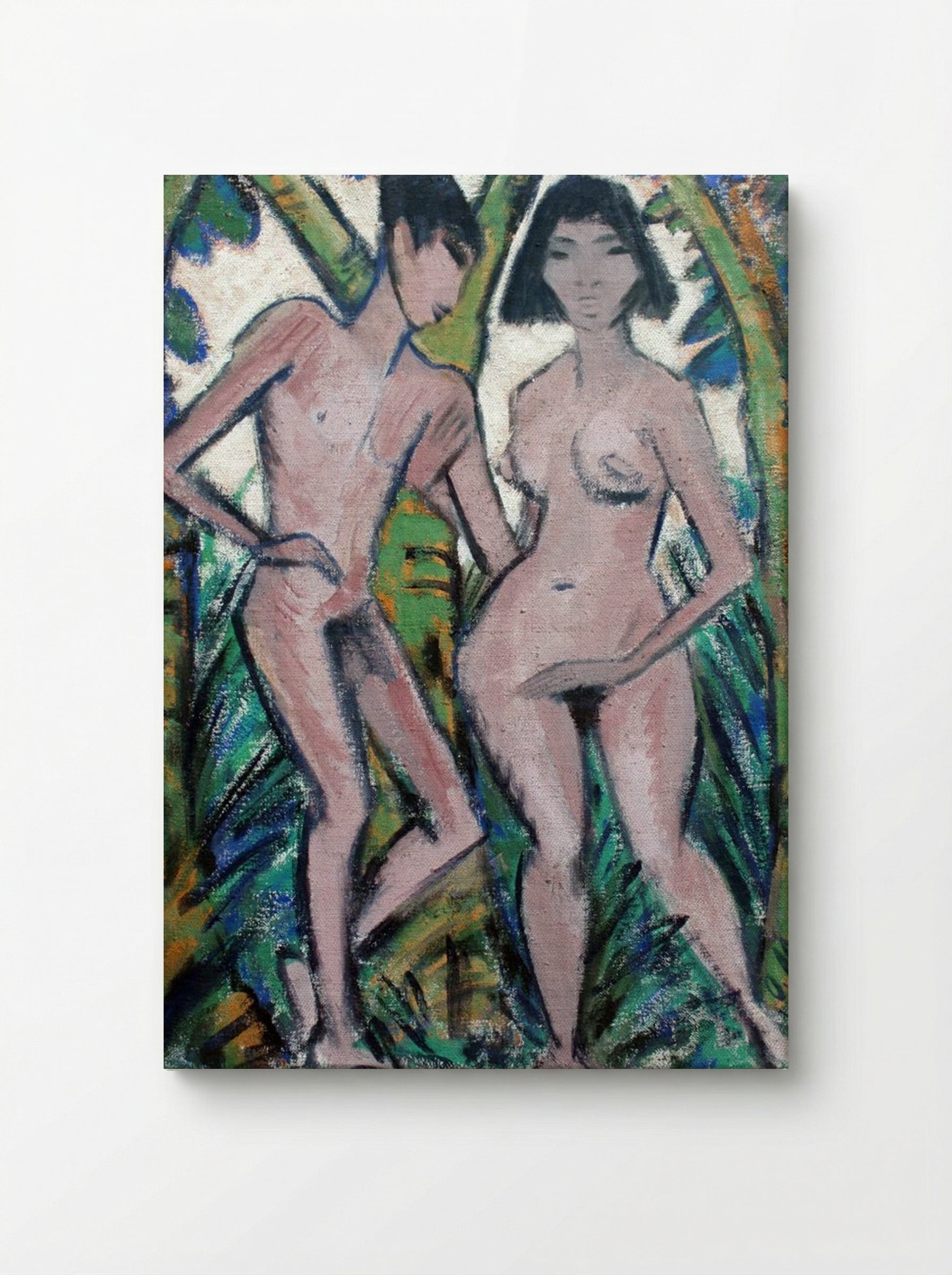 Adam and Eve - Otto Mueller - Canvas