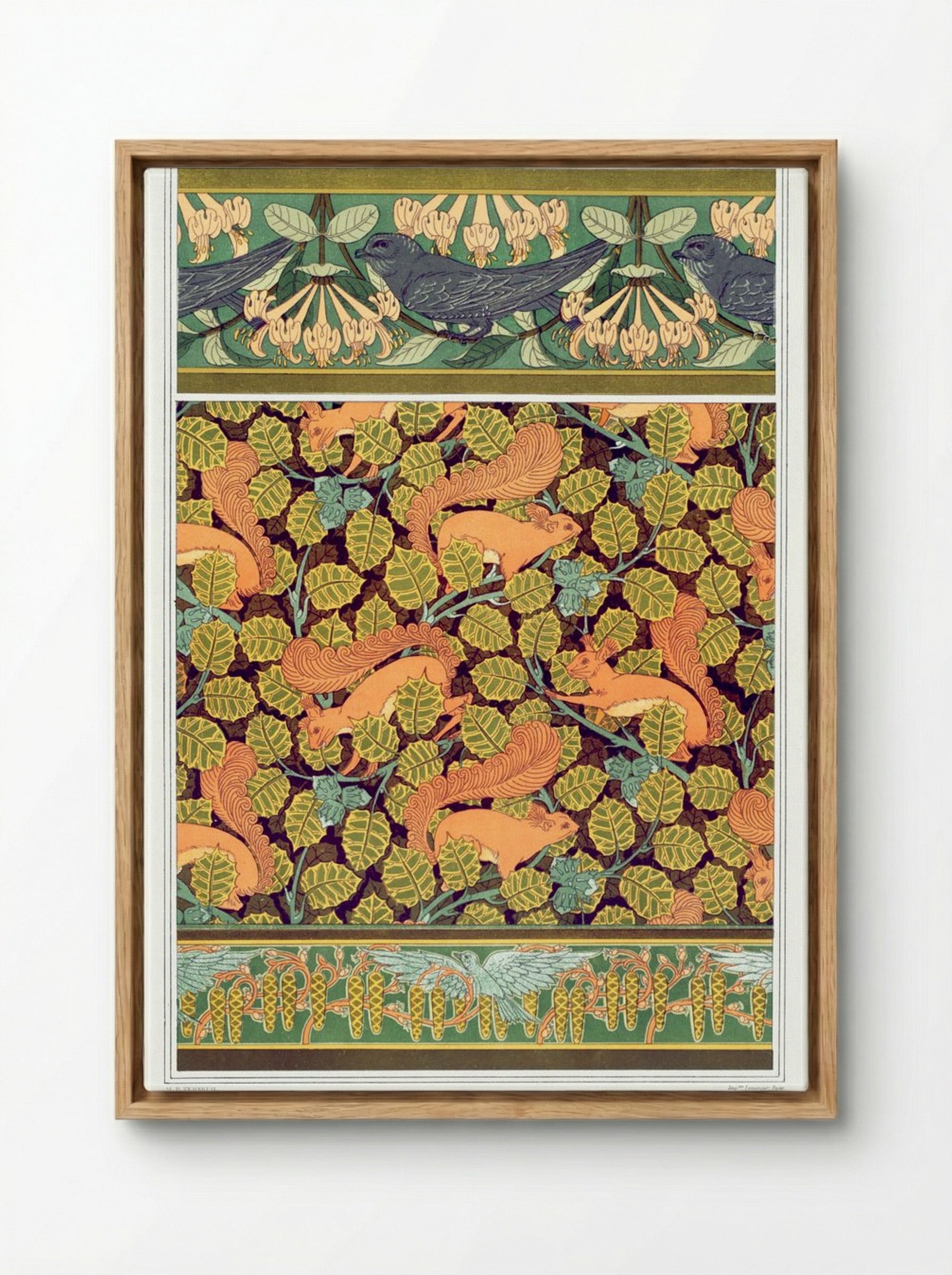 L'Animal dans la Décoration, Plate 22 - Maurice Pillard Verneuil - Framed Canvas Wood
