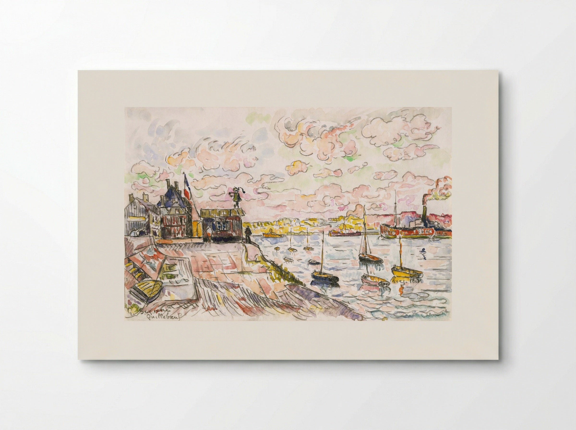 Quilleboeuf - Paul Signac - Poster