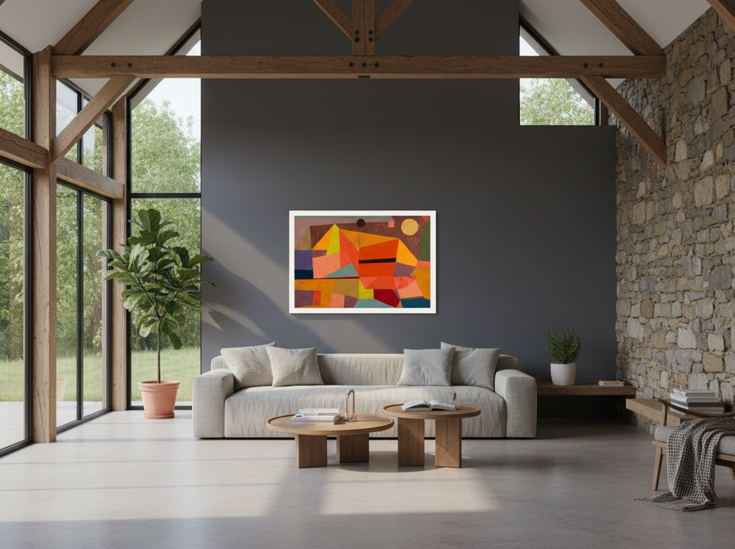 Heitere Gebirgslandschaft (Joyful Mountain Landscape) - Paul Klee - Lifestyle