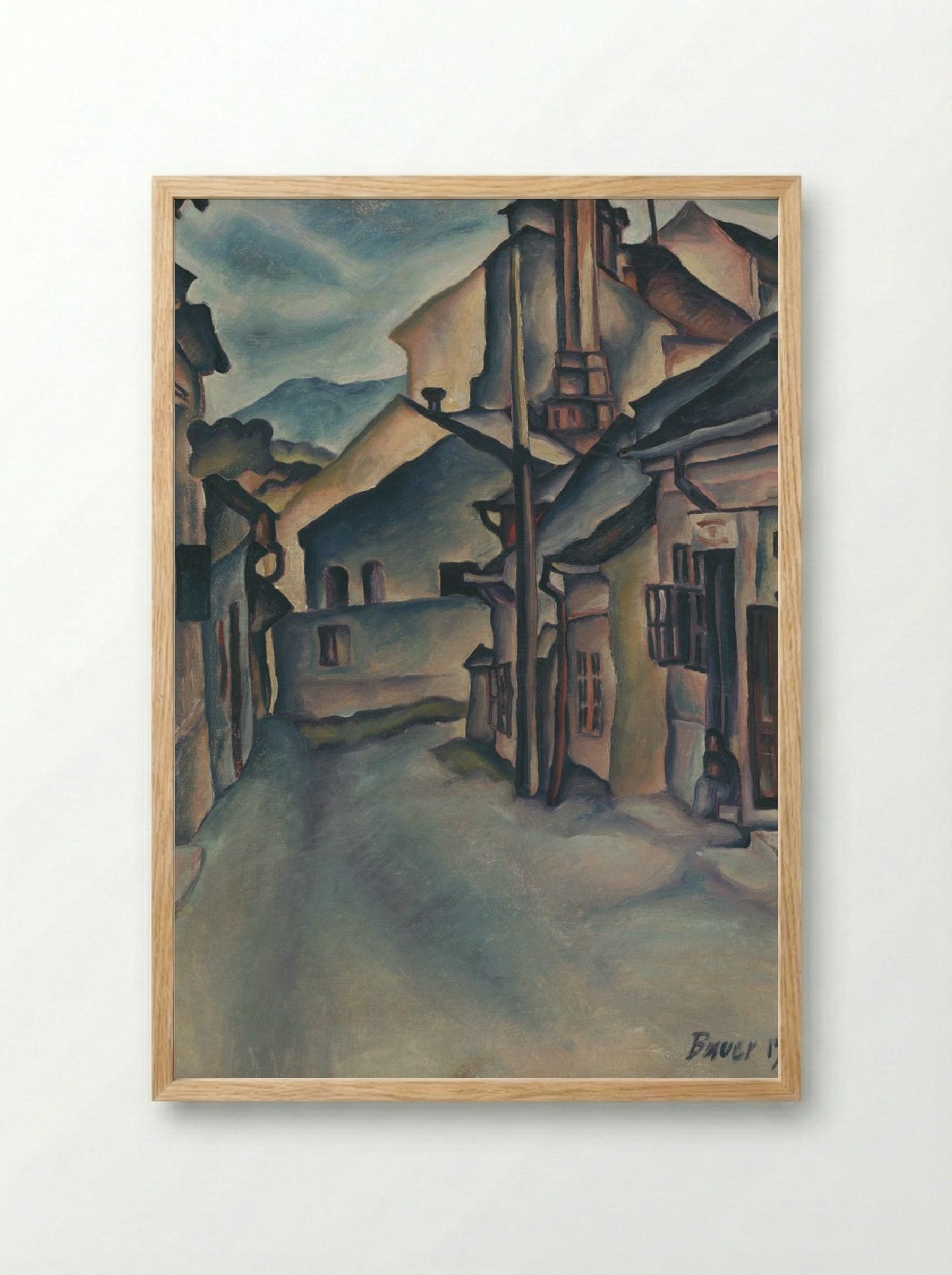 Alley - Konstantin Bauer - Framed Print Wood
