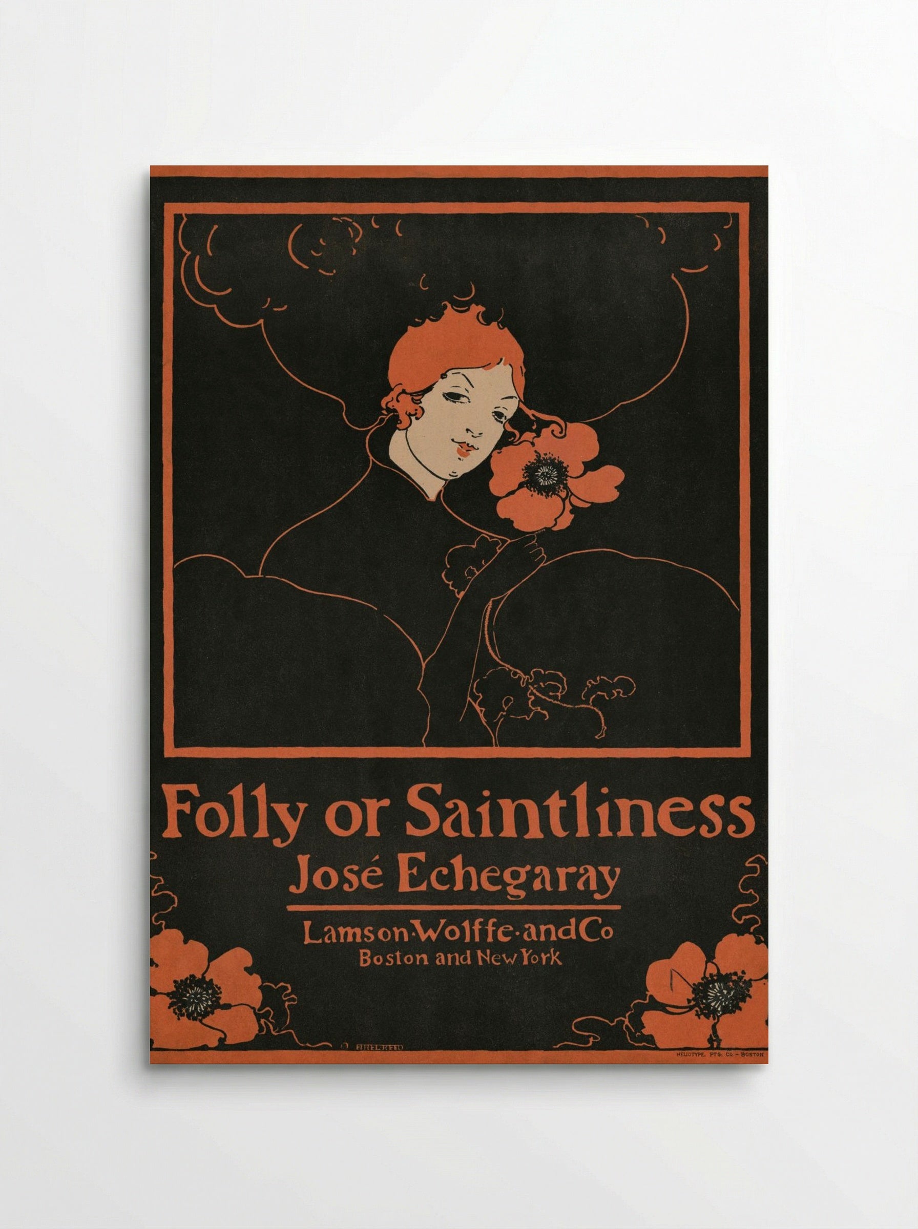 Folly or Saintliness - Ethel Reed - Poster