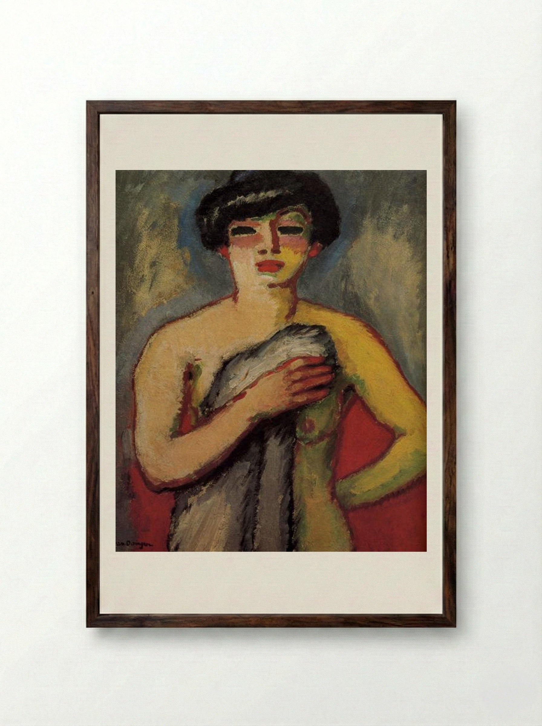 Portrait de Fernande Olivier - Kees van Dongen - Framed Print Dark Wood