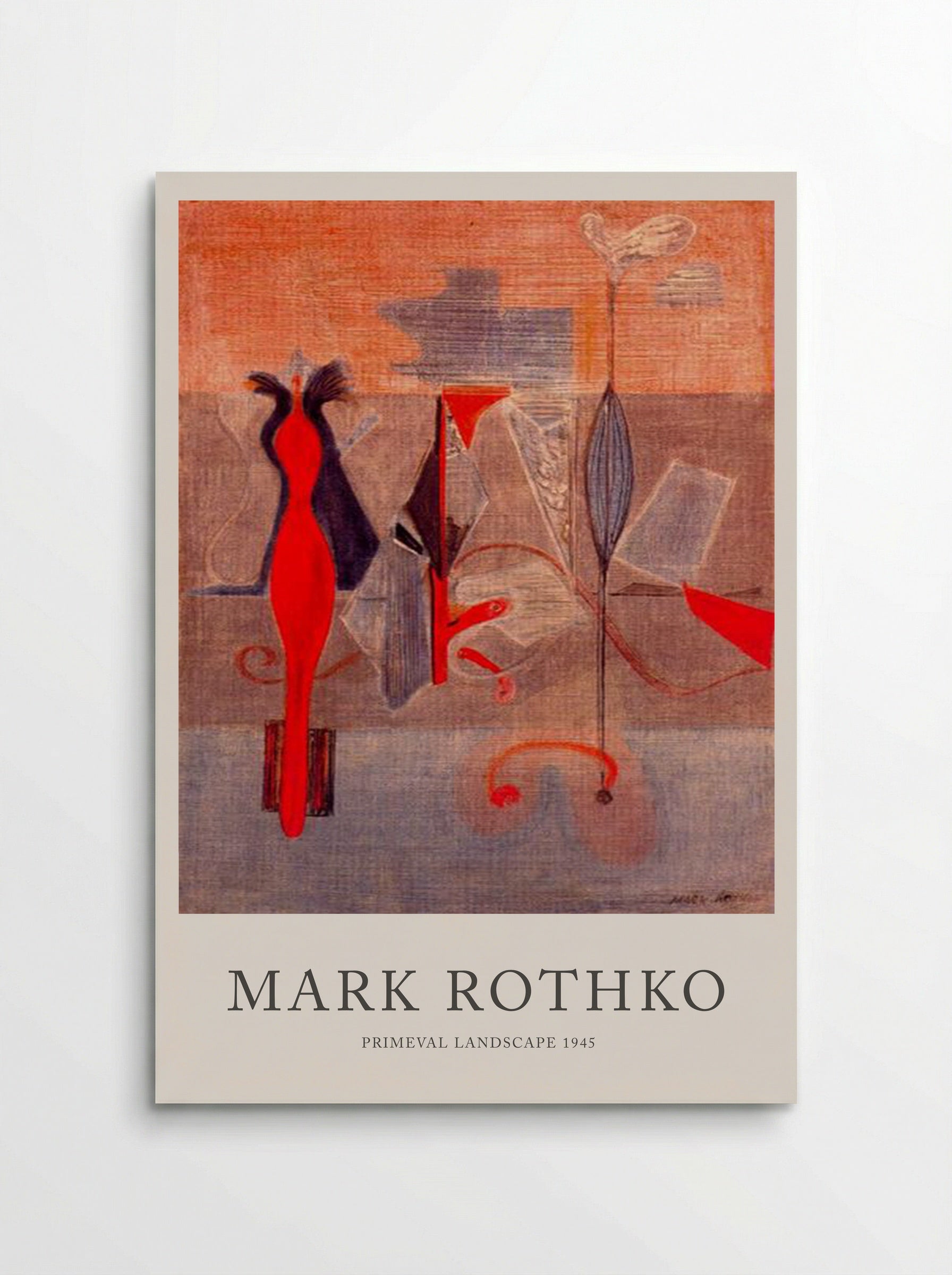 Primeval Landscape - Mark Rothko - Poster