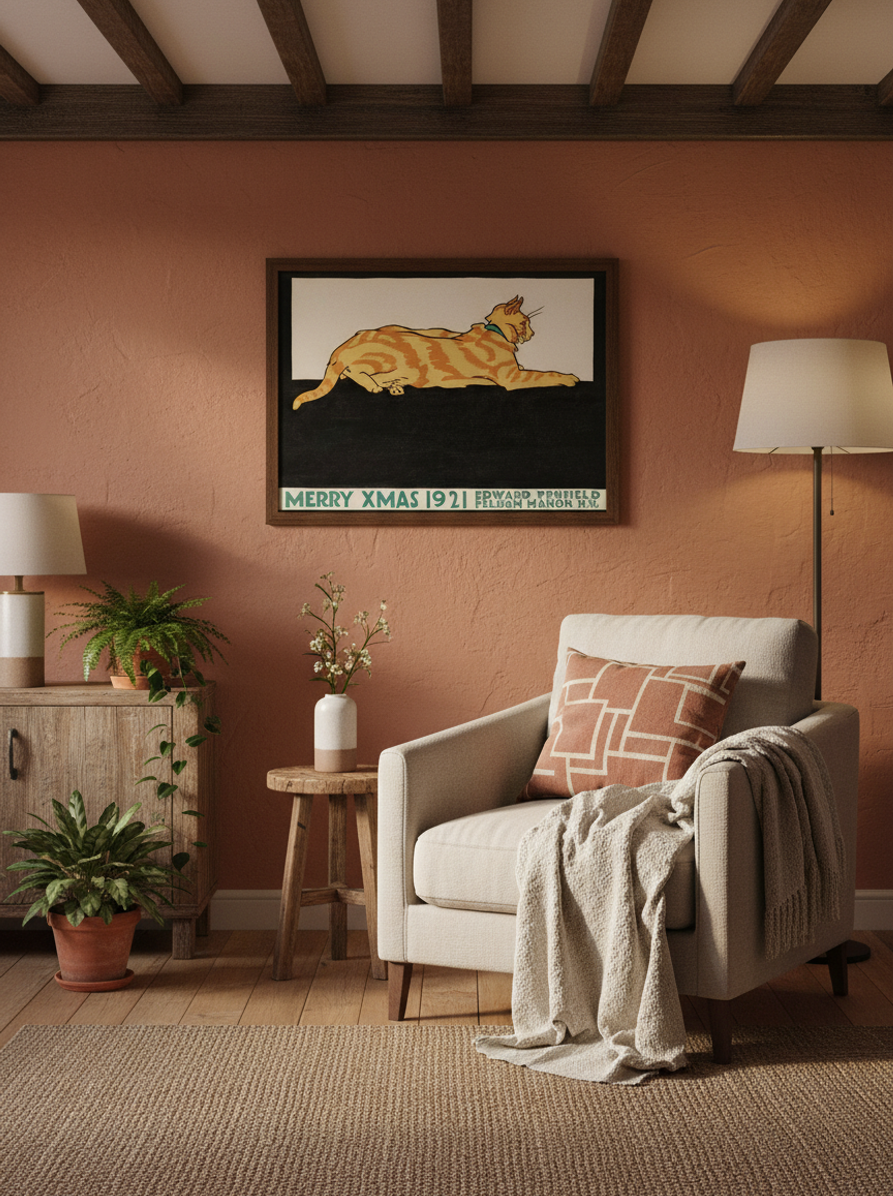 Merry Xmas 1921 - Edward Penfield - Lifestyle