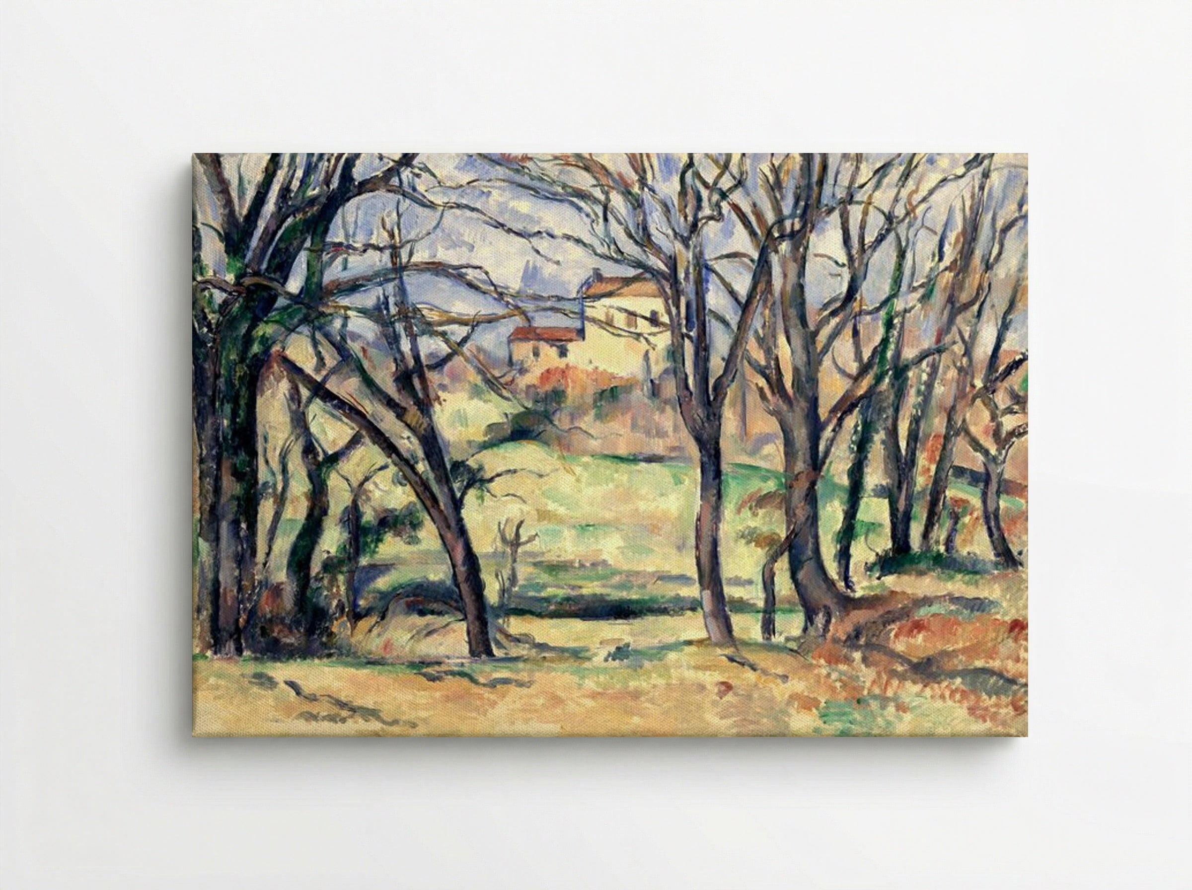 Trees and Houses Near the Jas de Bouffan - Paul Cézanne - Canvas