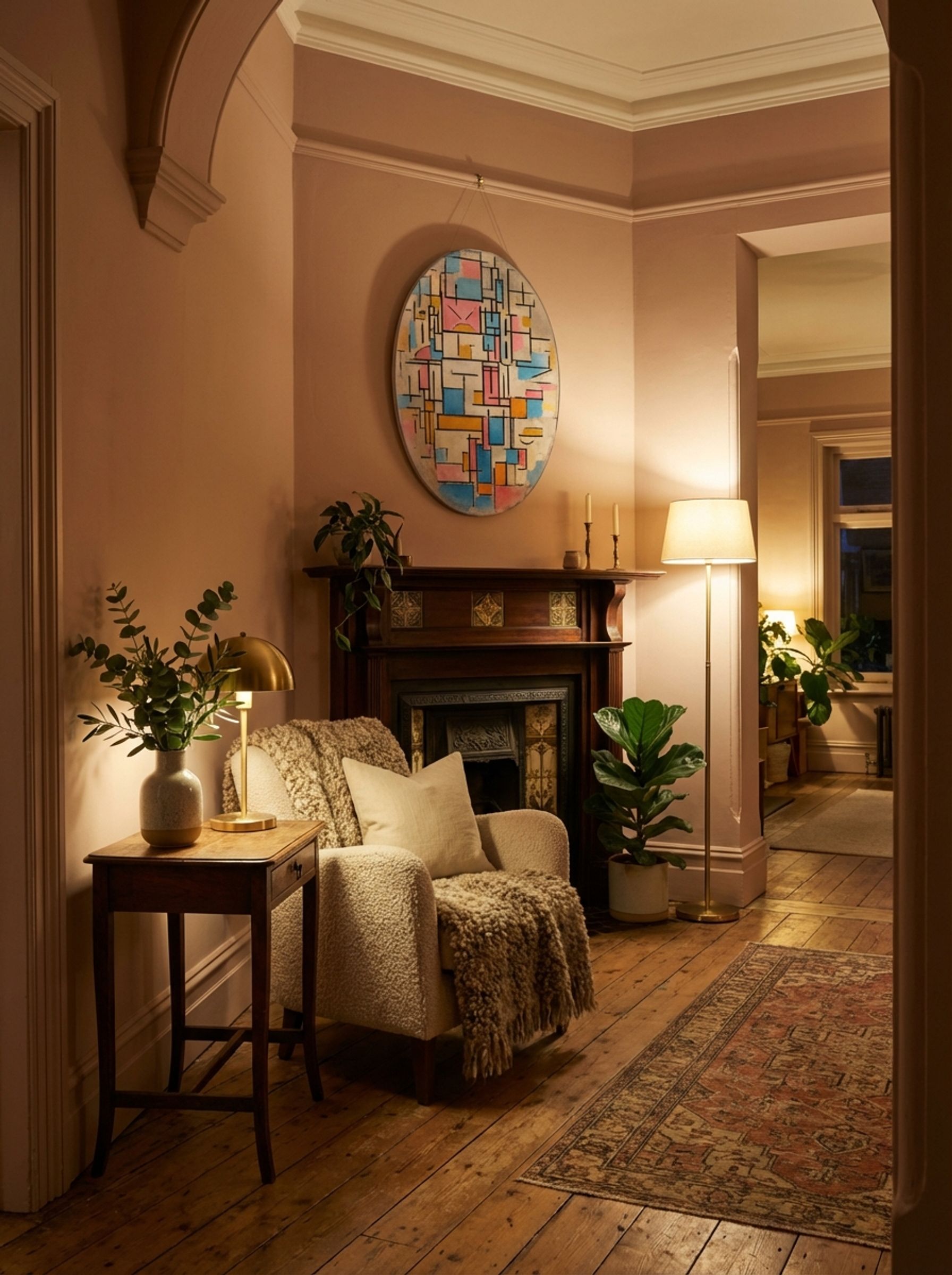 Composition in Oval with Colour Planes 1 - Piet Mondrian - Lifestyle