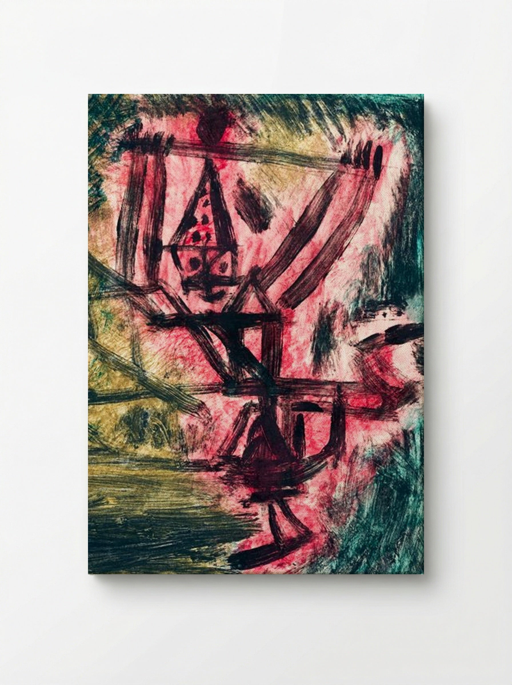 Feuer-Clown I (Fire Clown) - Paul Klee - Canvas