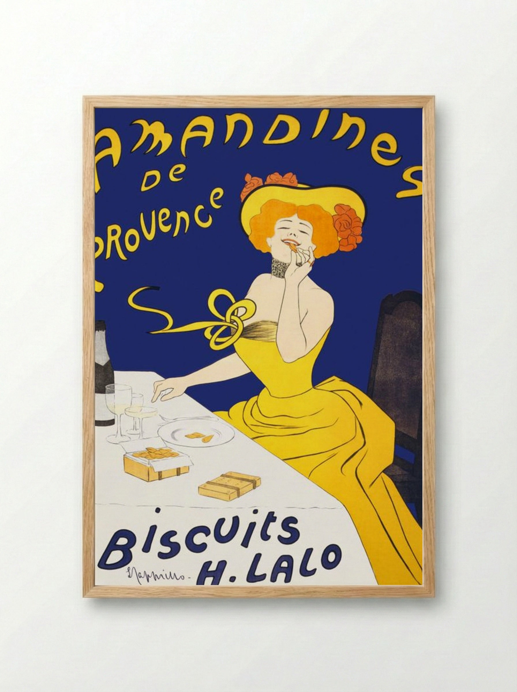 Amandines de Provence Biscuits H. Lalo - Leonetto Cappiello - Framed Print Wood