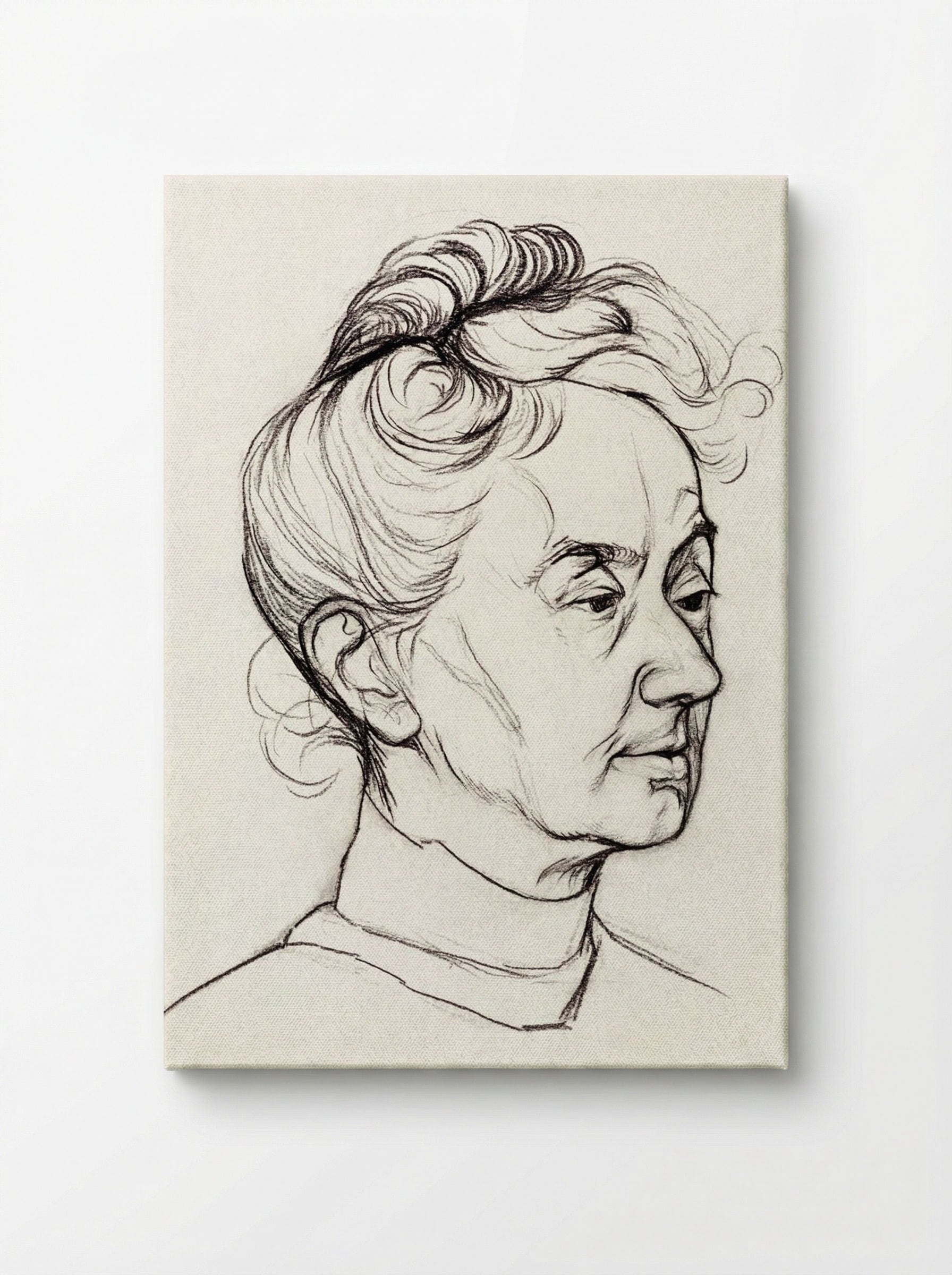 Portrait of Mrs. Corry Pabst - Julie de Graag - Canvas