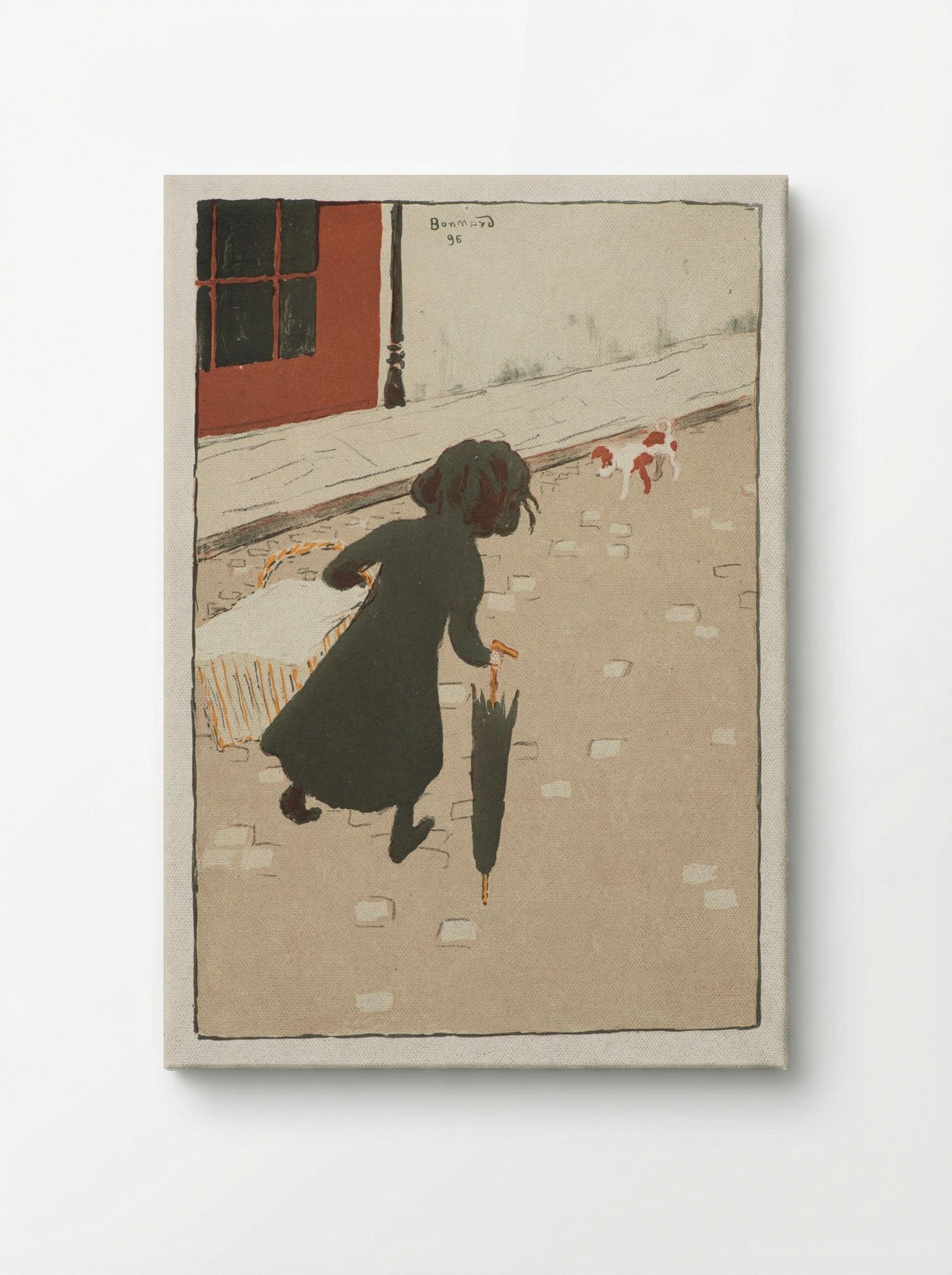 The Little Laundress (La Petite Blanchisseuse) - Pierre Bonnard - Canvas