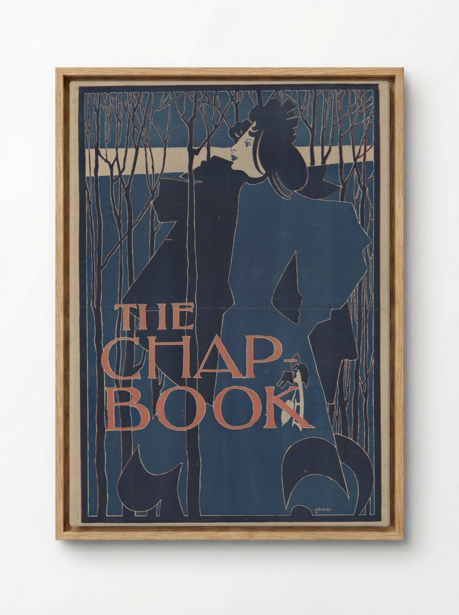 The Chap-Book - Will H. Bradley - Framed Canvas Wood