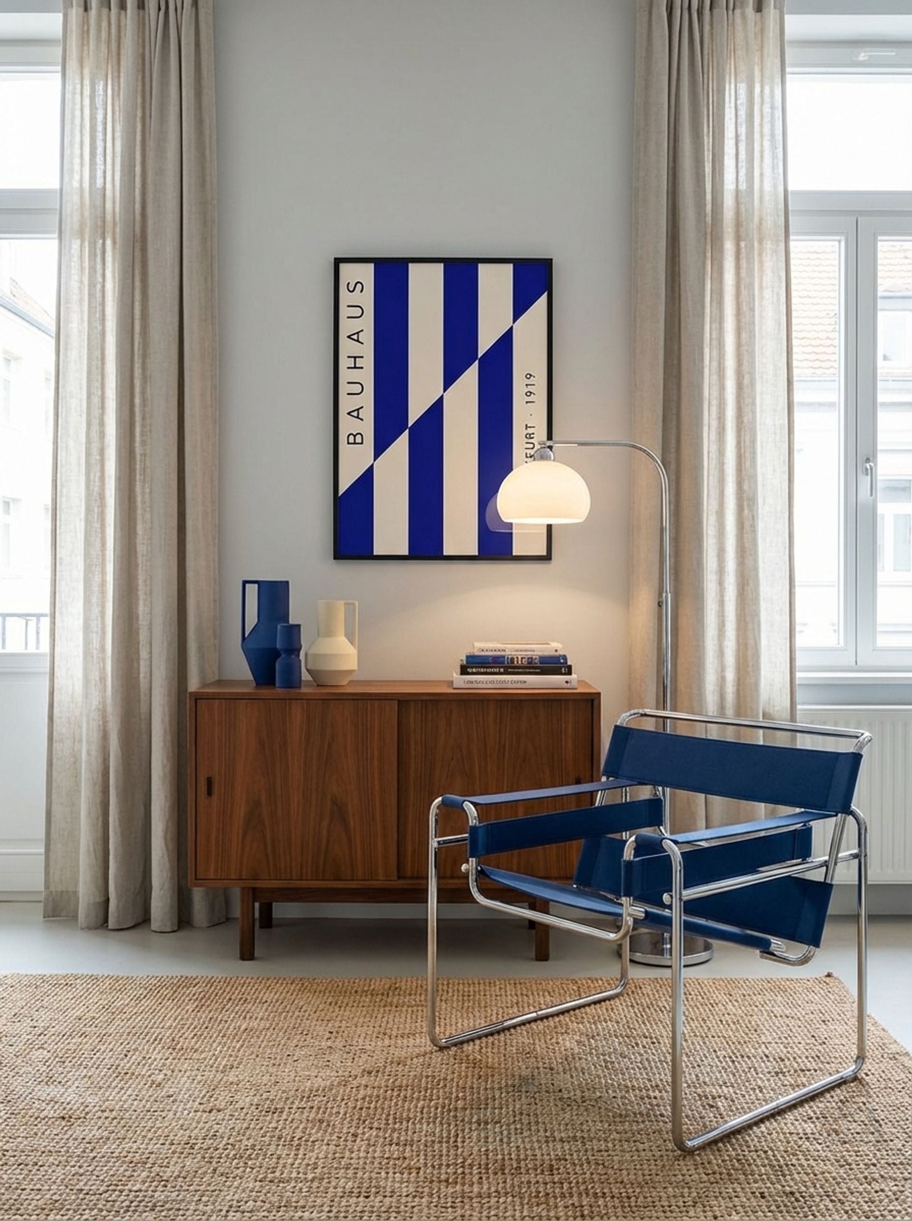Bauhaus Frankfurt 1919 Geometric Art Print - Lifestyle