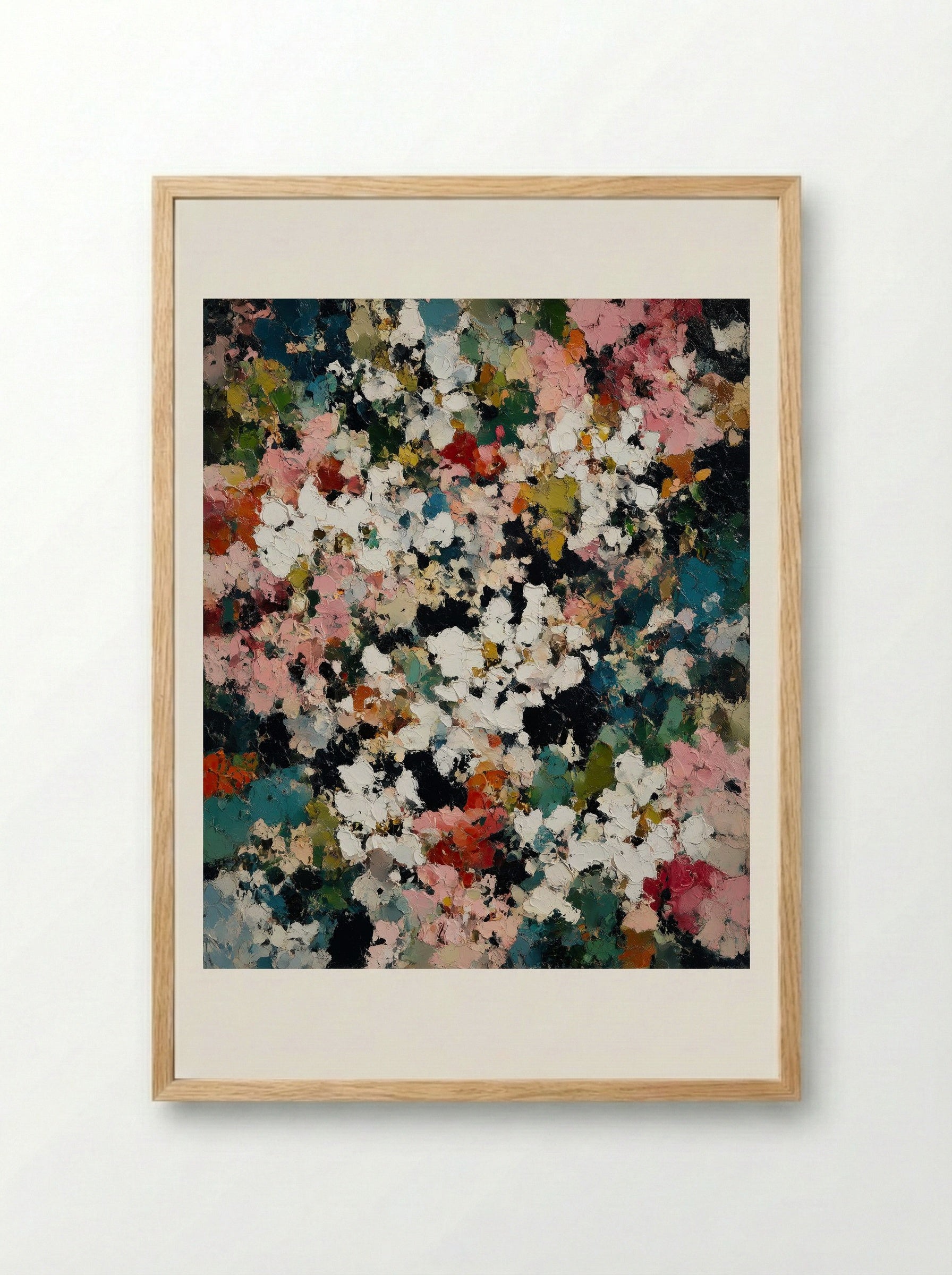 Blush and Bloom - Framed Print Wood