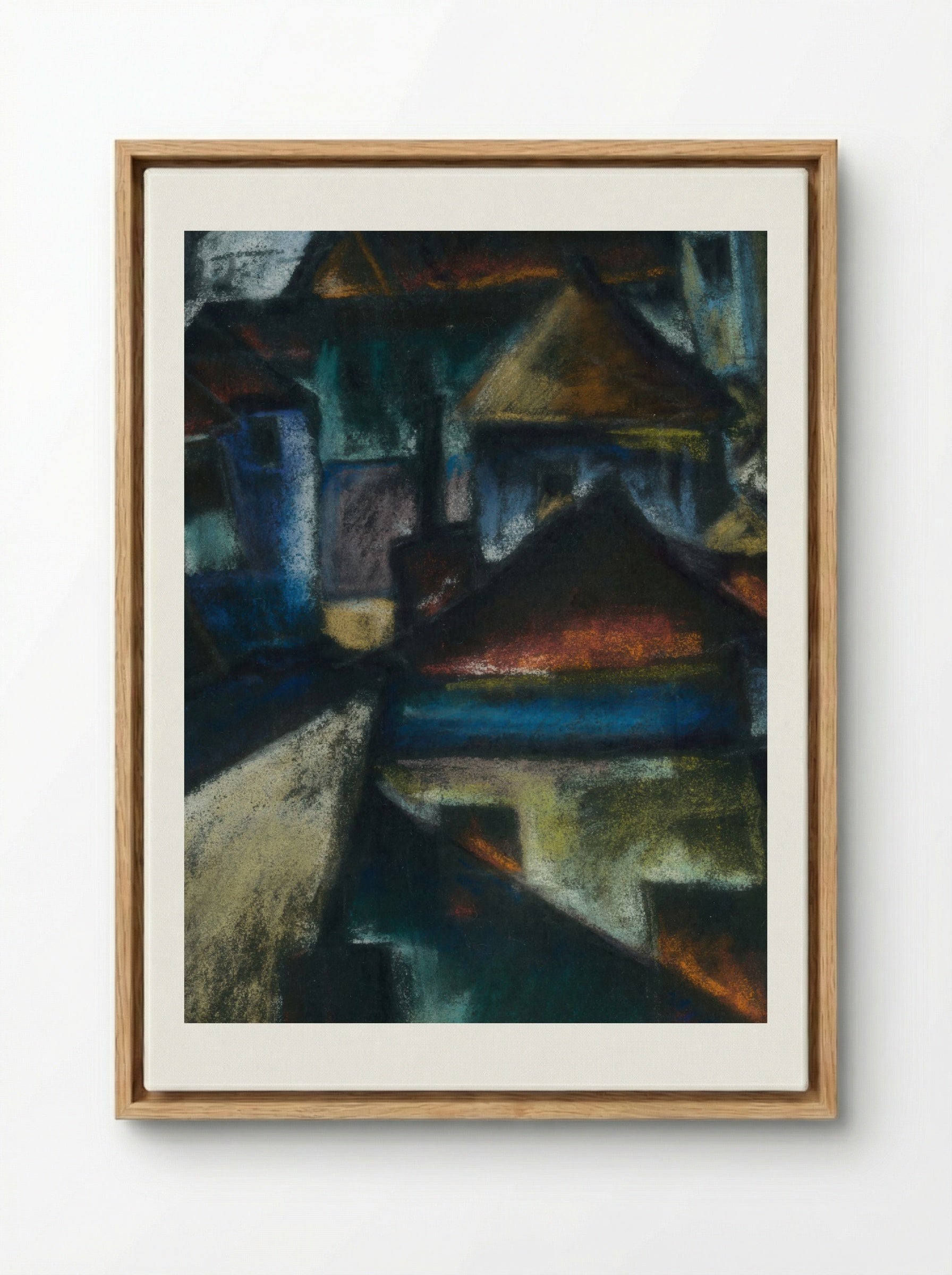 In Suburbs - Konstantin Bauer - Framed Canvas Wood