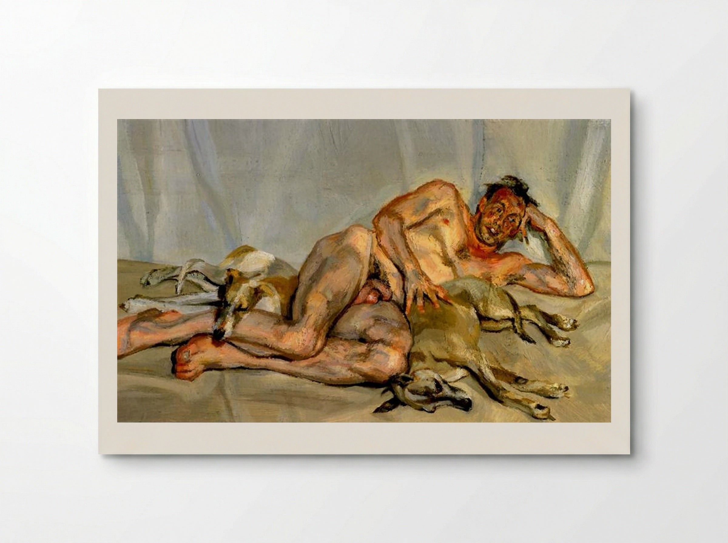 David, Pluto and Eli - Lucian Freud - Poster