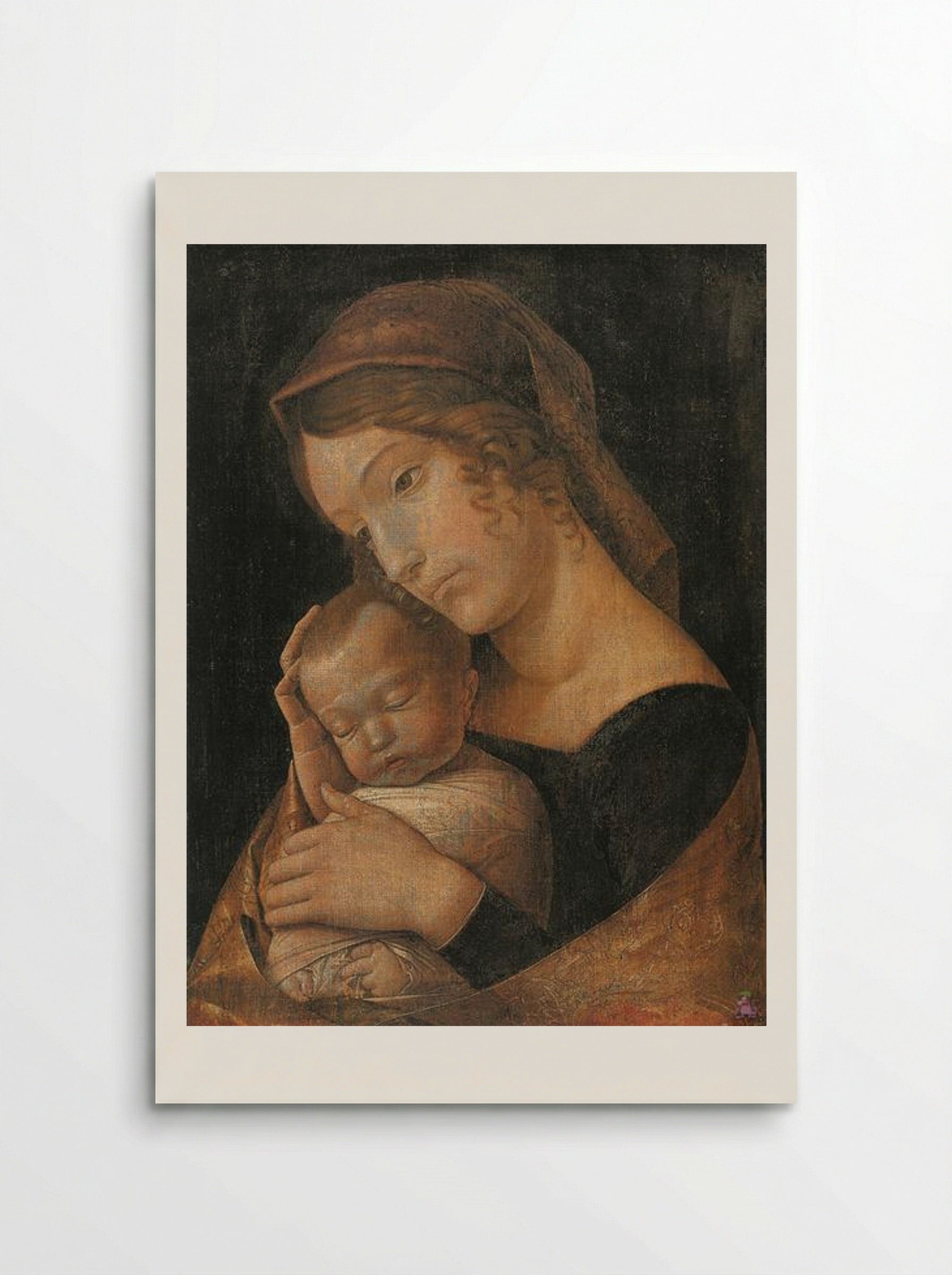Virgin and Child - Andrea Mantegna - Poster