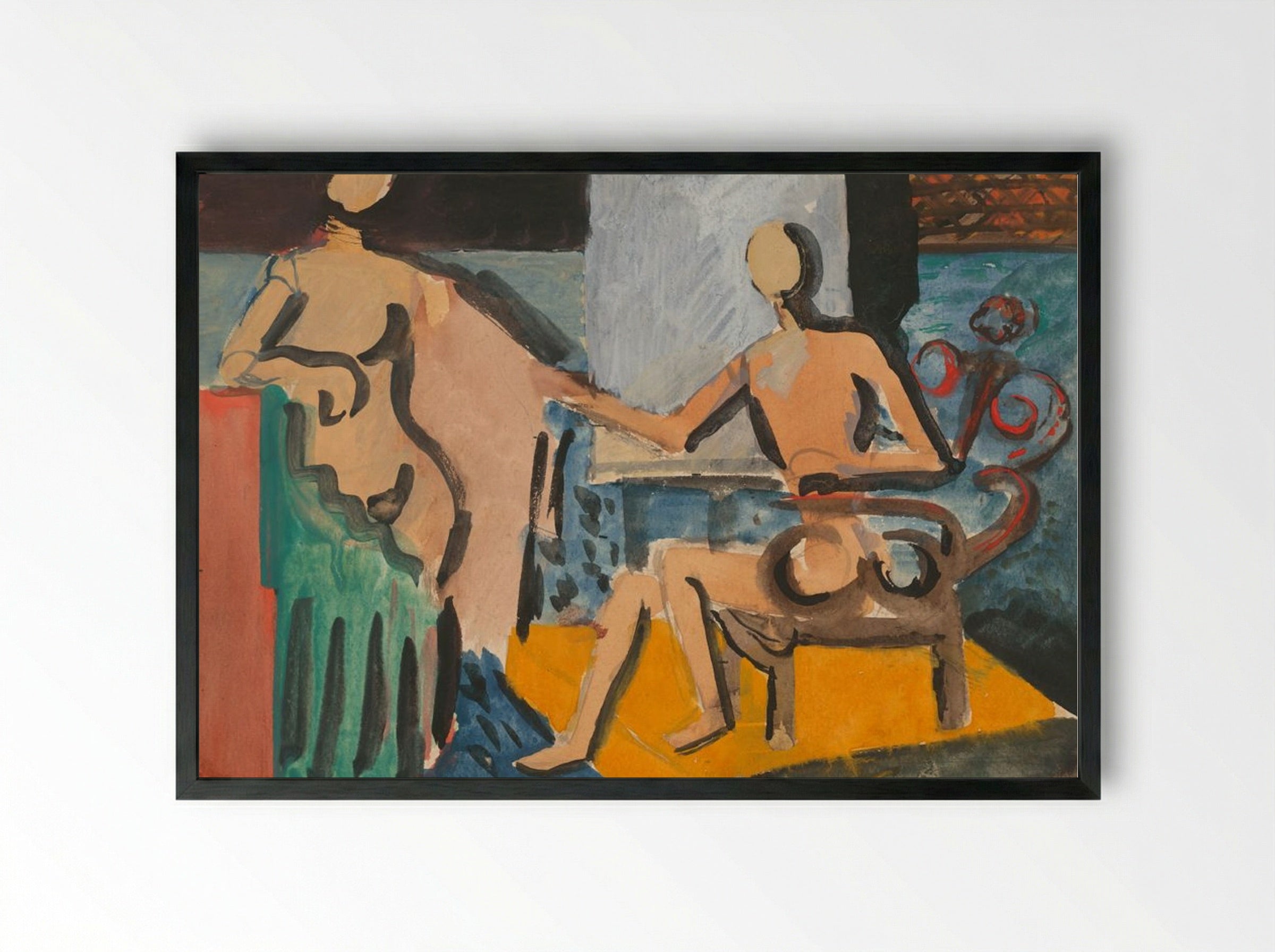 Atelier - Cyprián Majerník - Framed Print Black