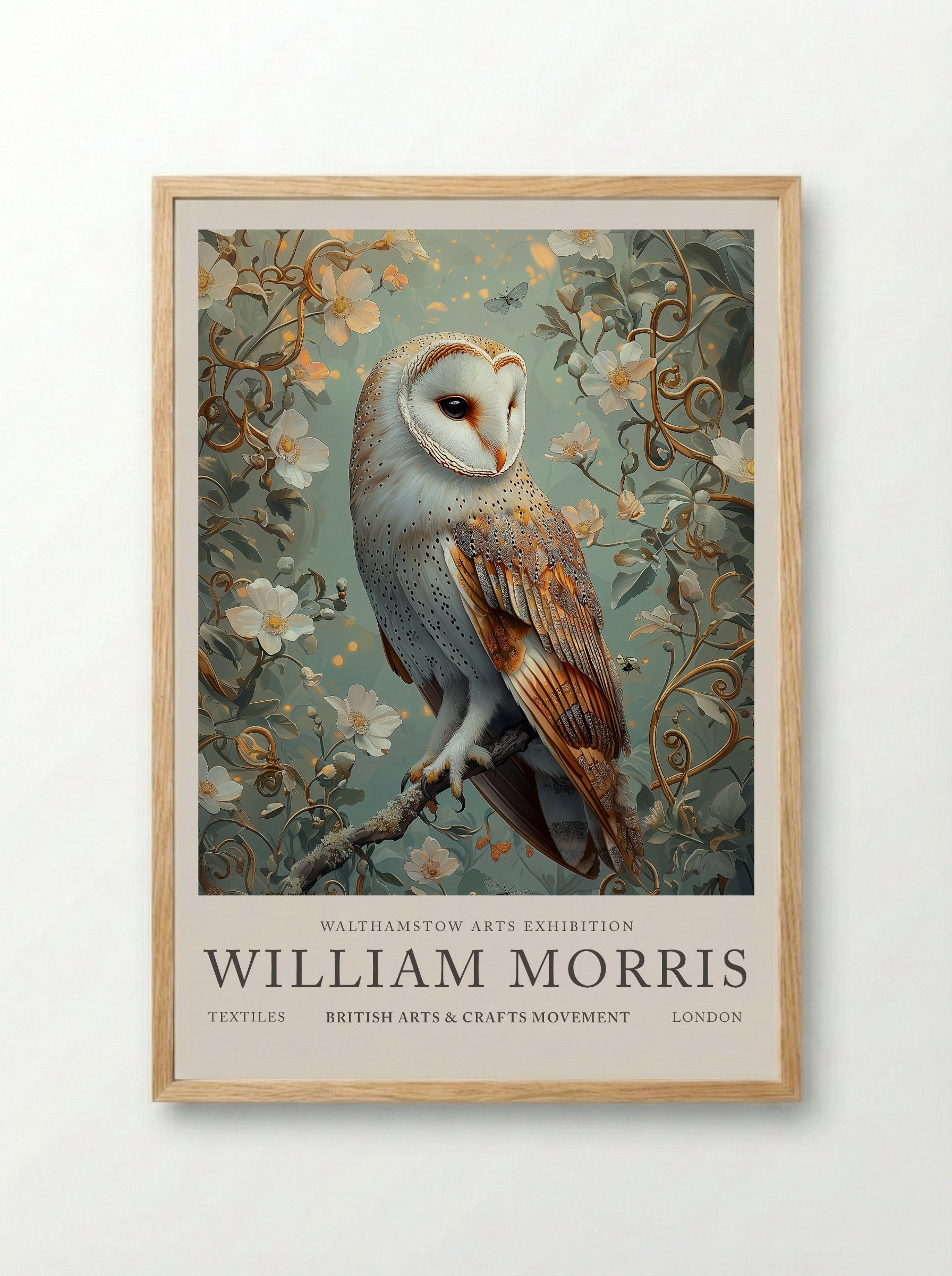 Barn Owl Whispering Wings - William Morris
