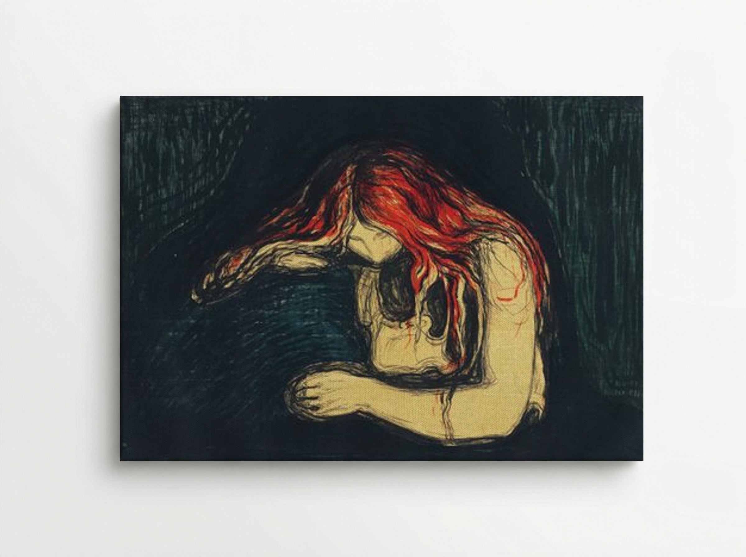 The Vampire II - Edvard Munch - Canvas