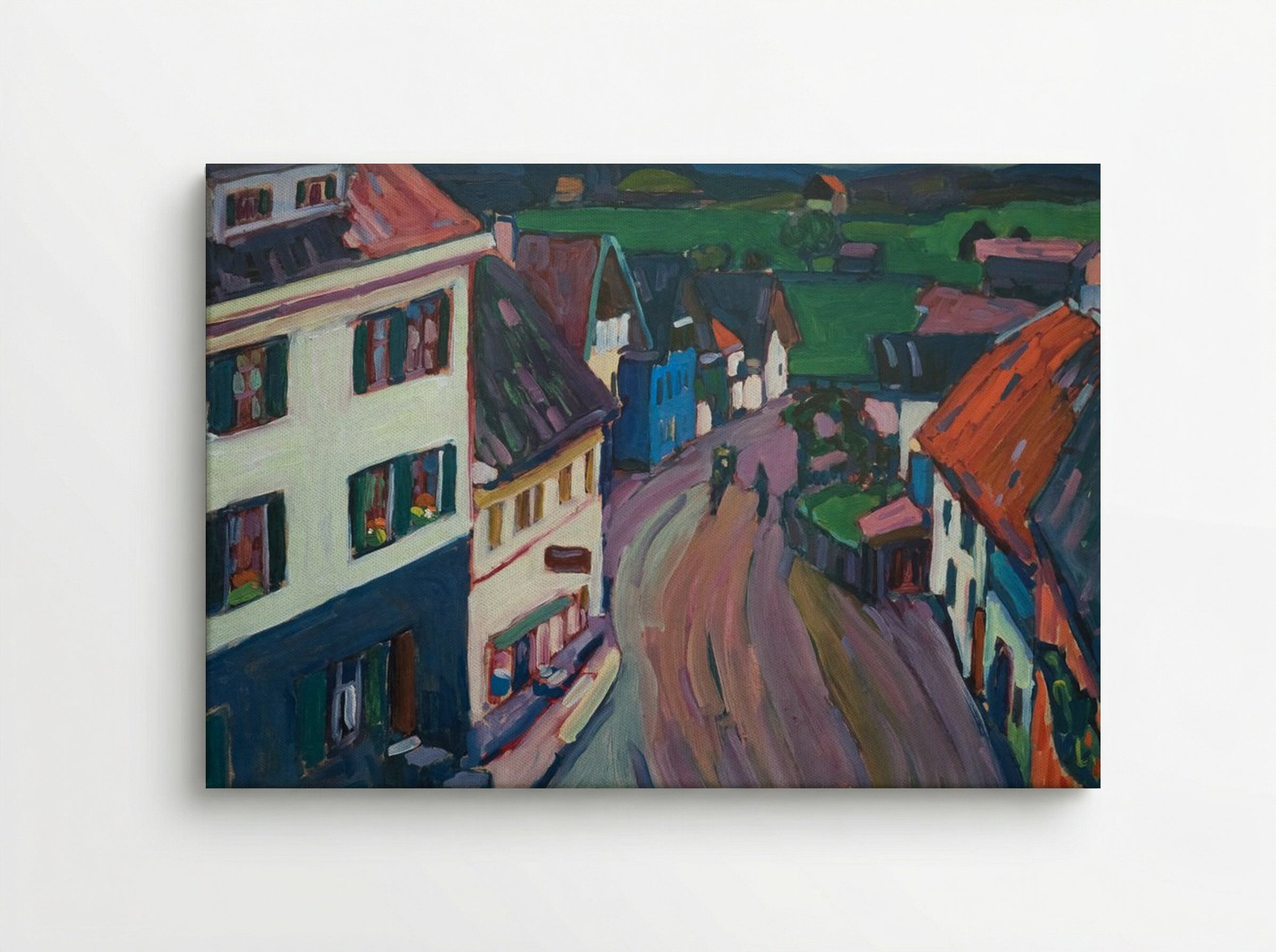 View from the Window of the Griesbräu - Alexej von Jawlensky - Canvas