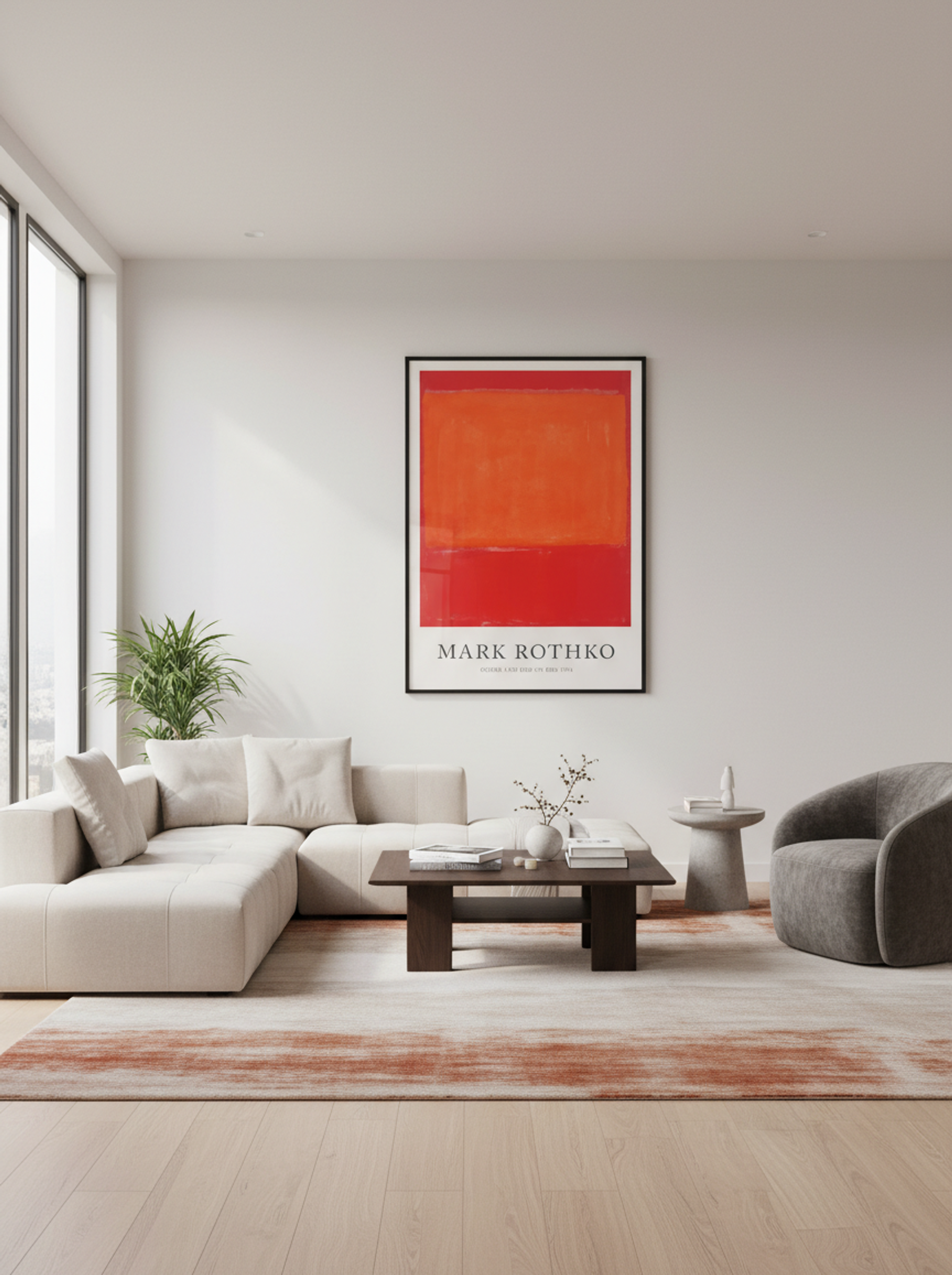 Ochre and Red on Red - Mark Rothko - Lifestyle