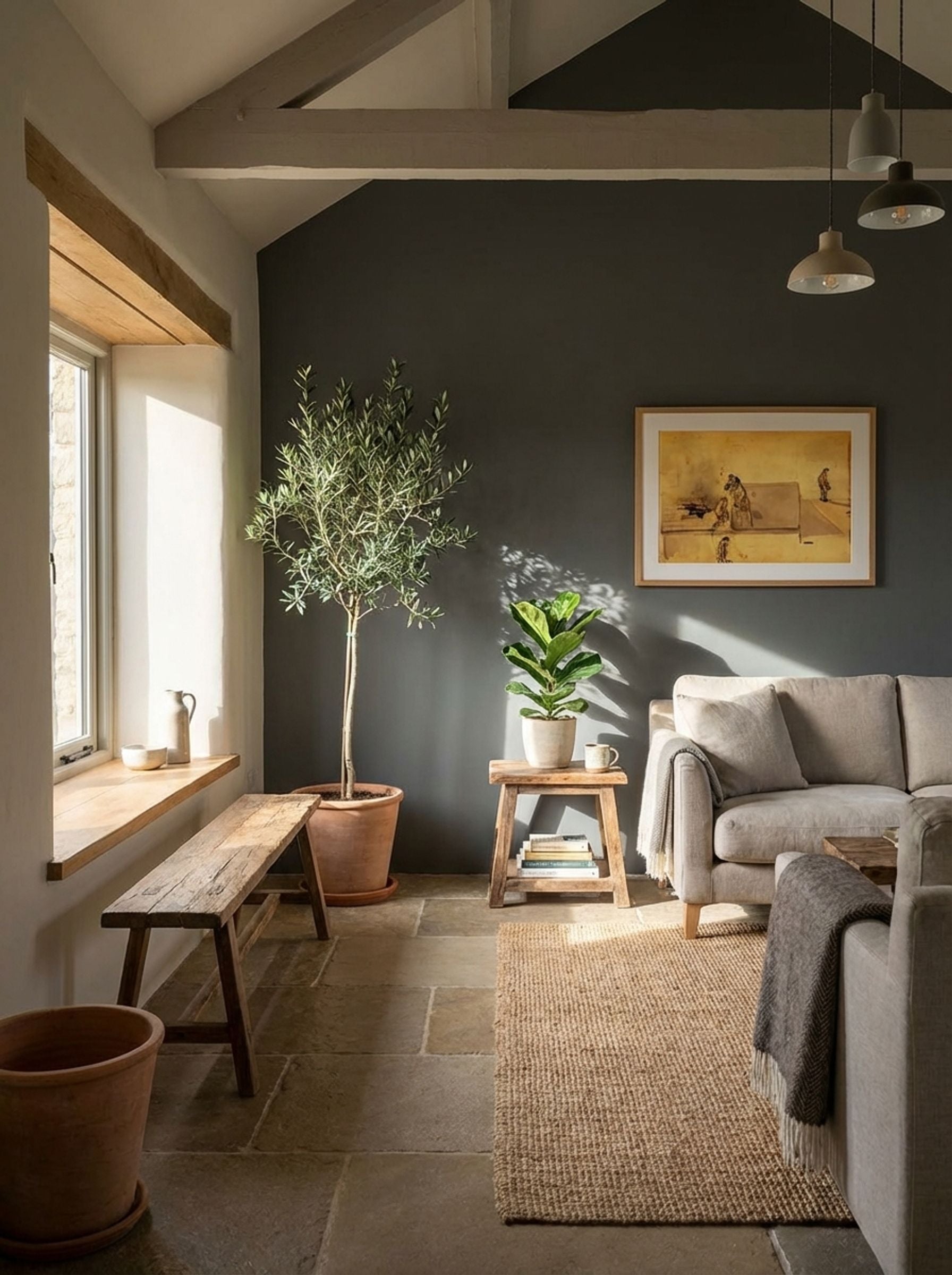 A Fire at Pomfret - Fine Art Print - Lifestyle