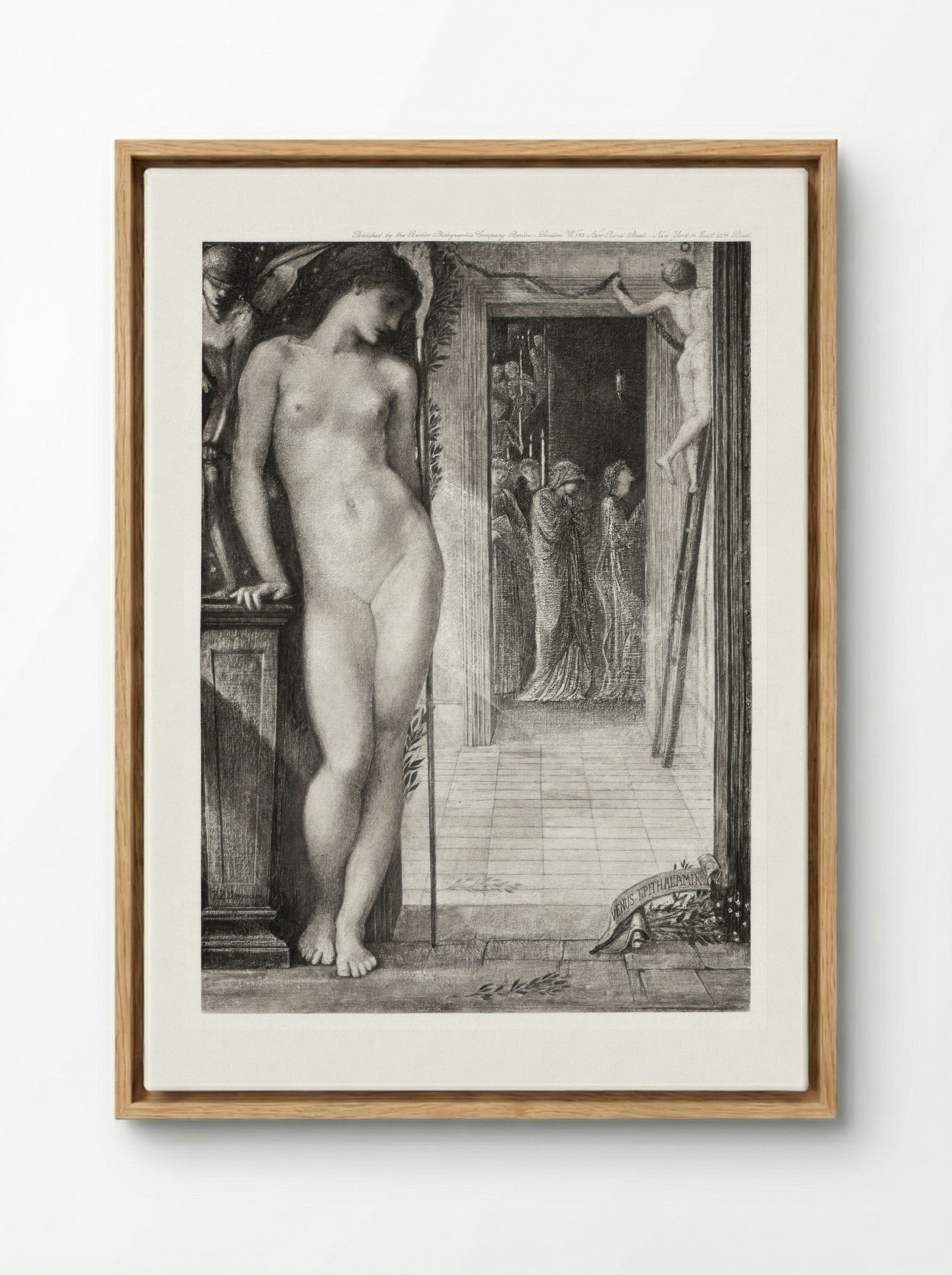 Venus Epithalamia - Edward Burne-Jones - Framed Canvas Wood