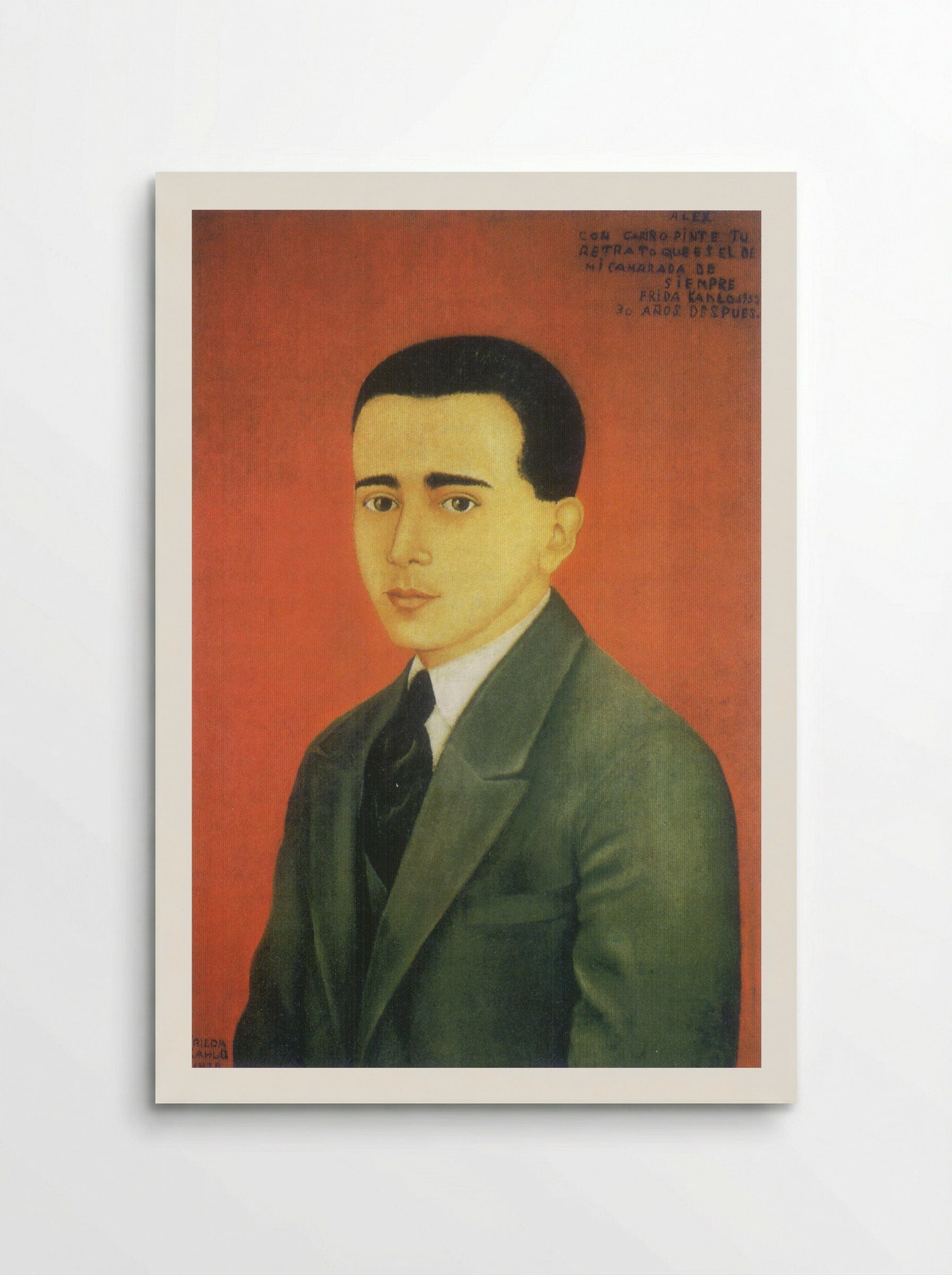 Portrait of Alejandro Gómez Arias - Frida Kahlo - Poster