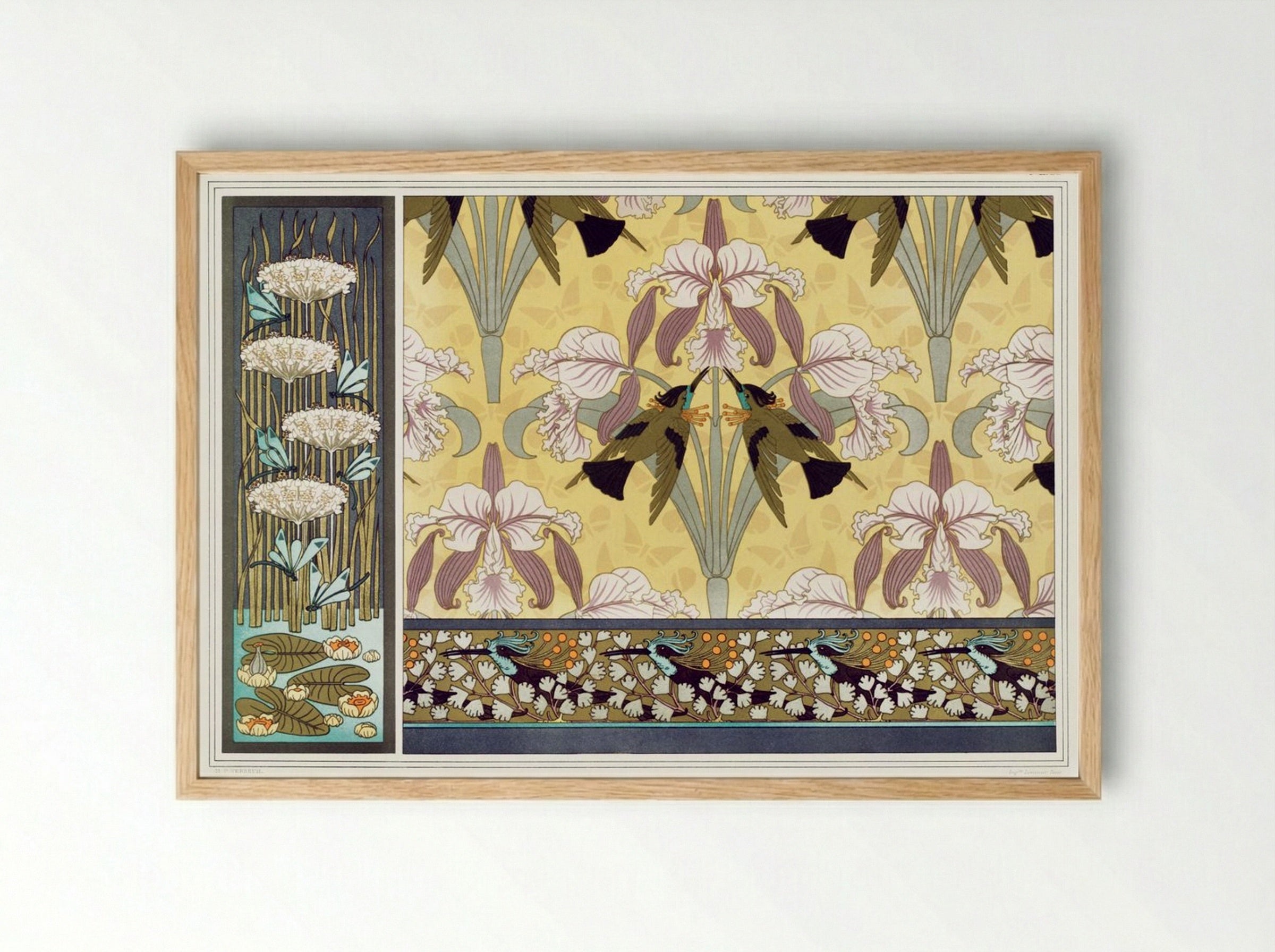 L'Animal dans la Décoration, Plate 35 - Maurice Pillard Verneuil - Framed Print Wood