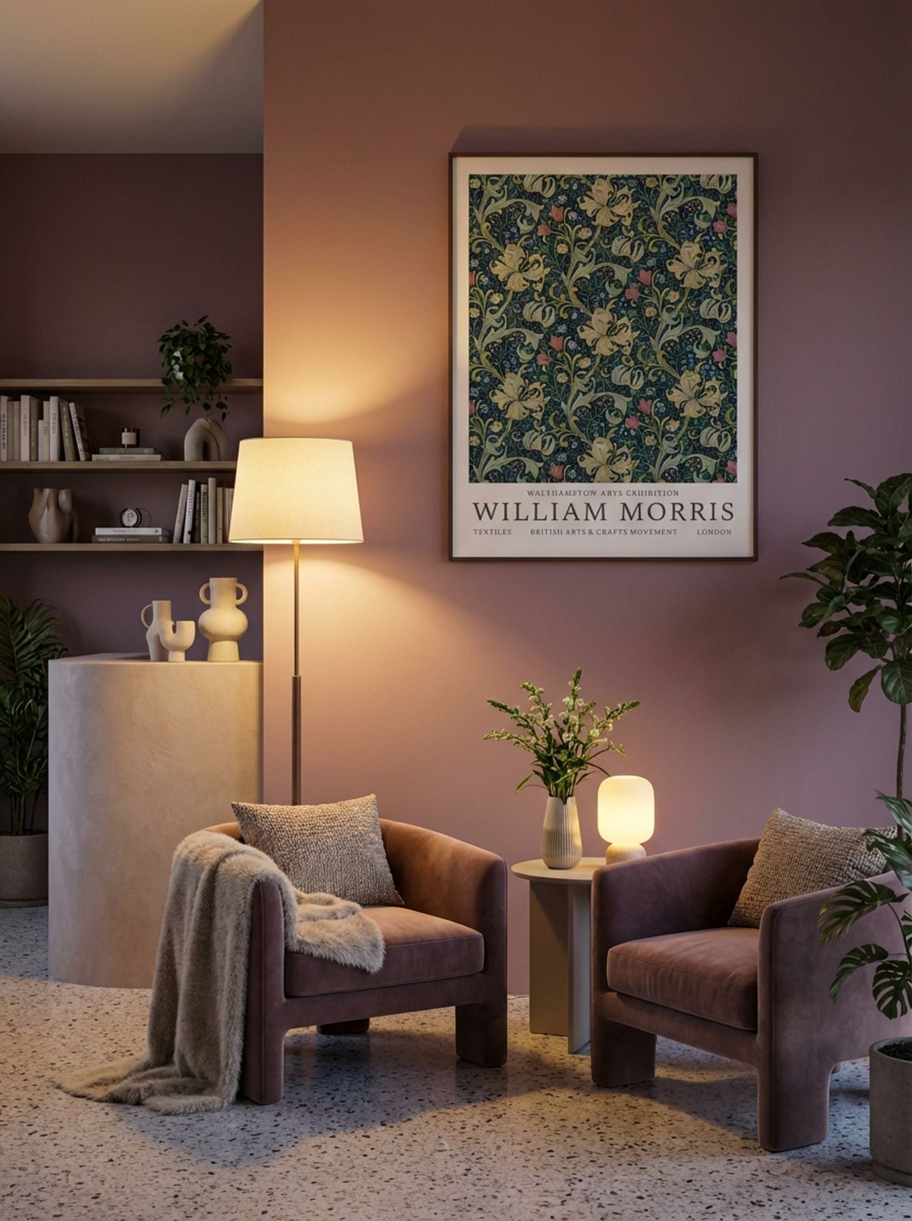 Golden Lily Tapestry - William Morris Collection