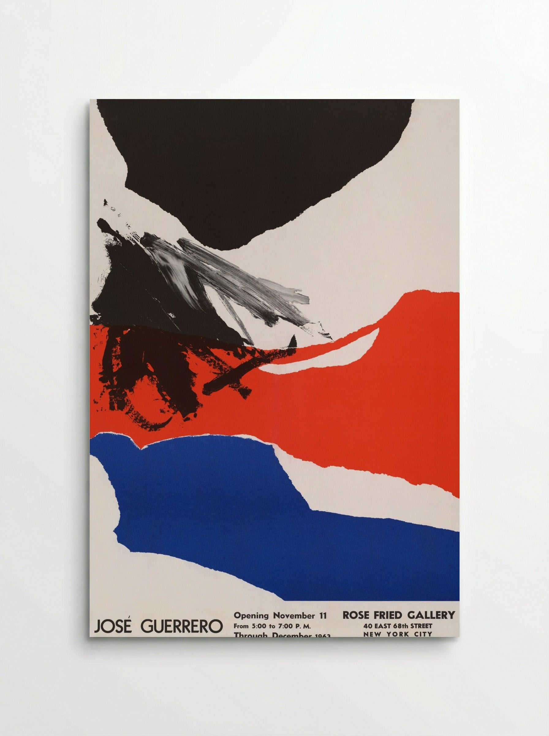 Rose Fried Gallery Exhibition Poster - José Guerrero - Poster