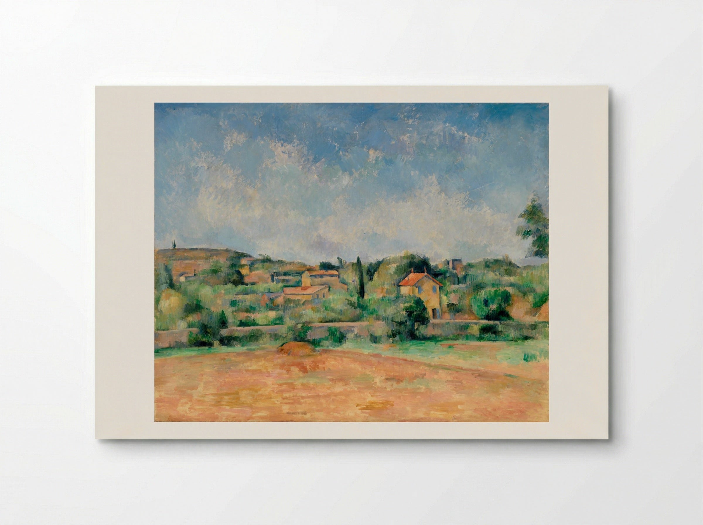 The Bellevue Plain (also called The Red Earth) - Paul Cézanne - Poster