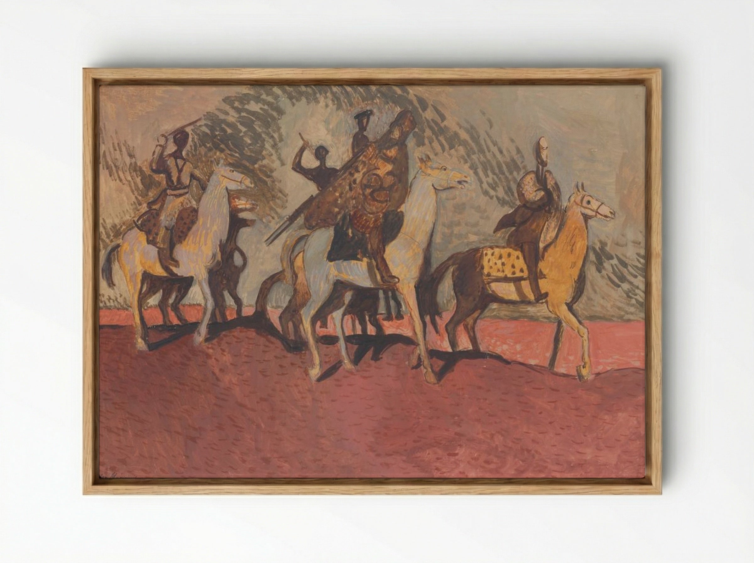 Pink Sand - Cyprián Majerník - Framed Canvas Wood