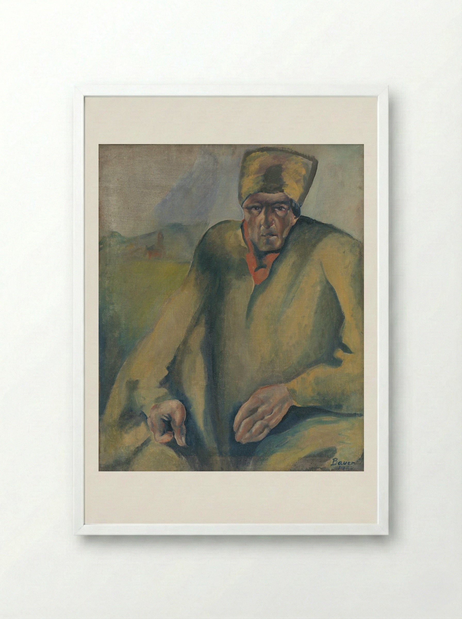 Agitator - Konstantin Bauer - Framed Print White