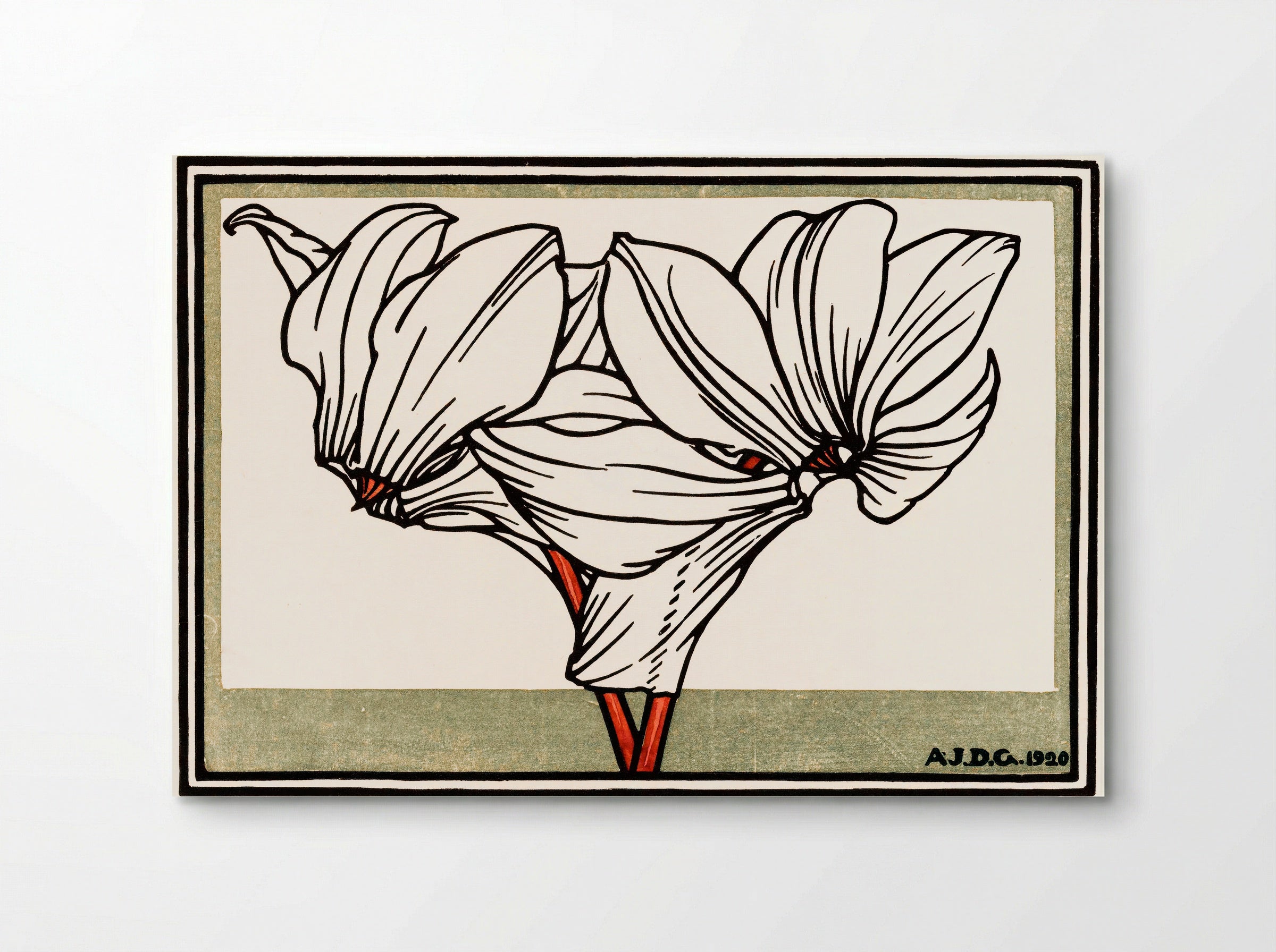 Cyclamen - Julie de Graag - Poster