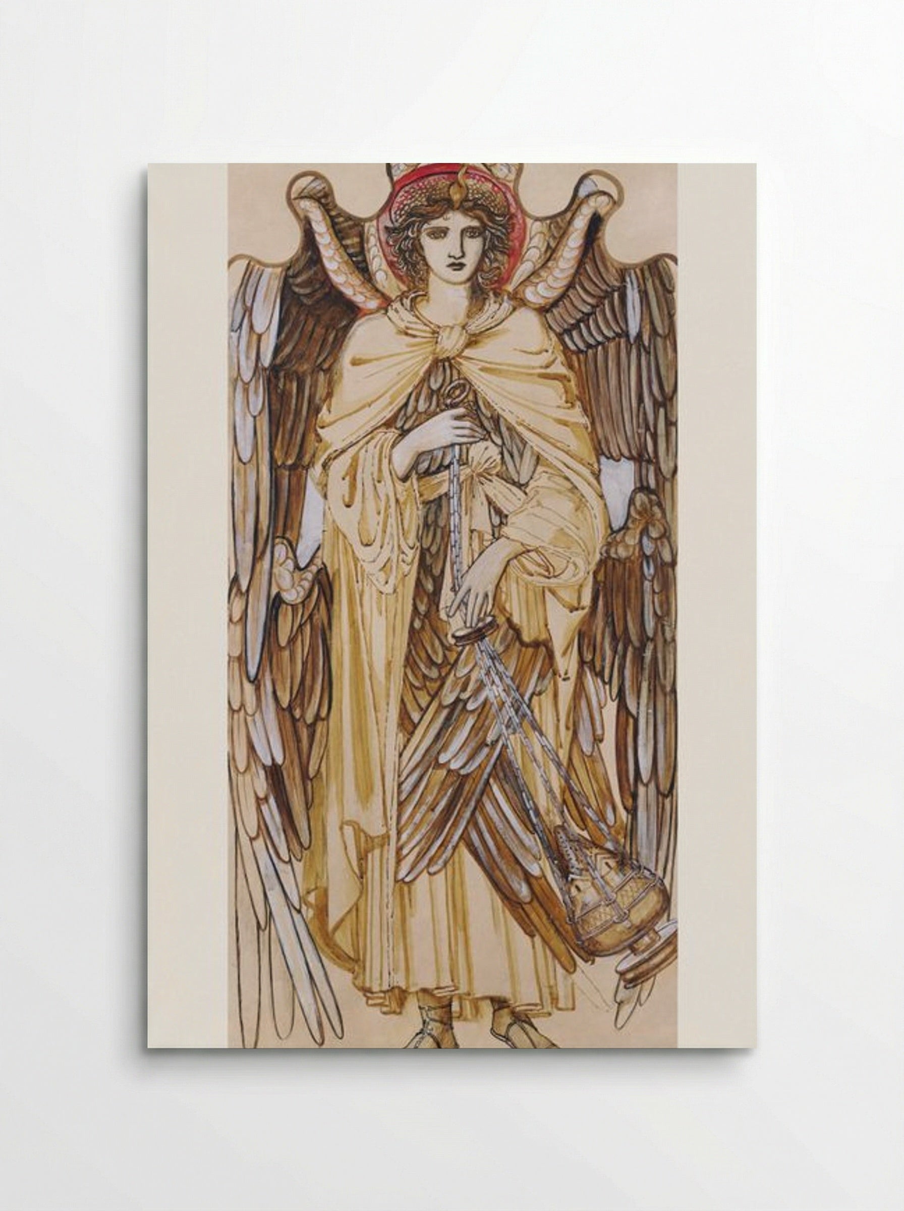 The Angels of the Hierarchy - Seraphim - Edward Burne-Jones - Poster