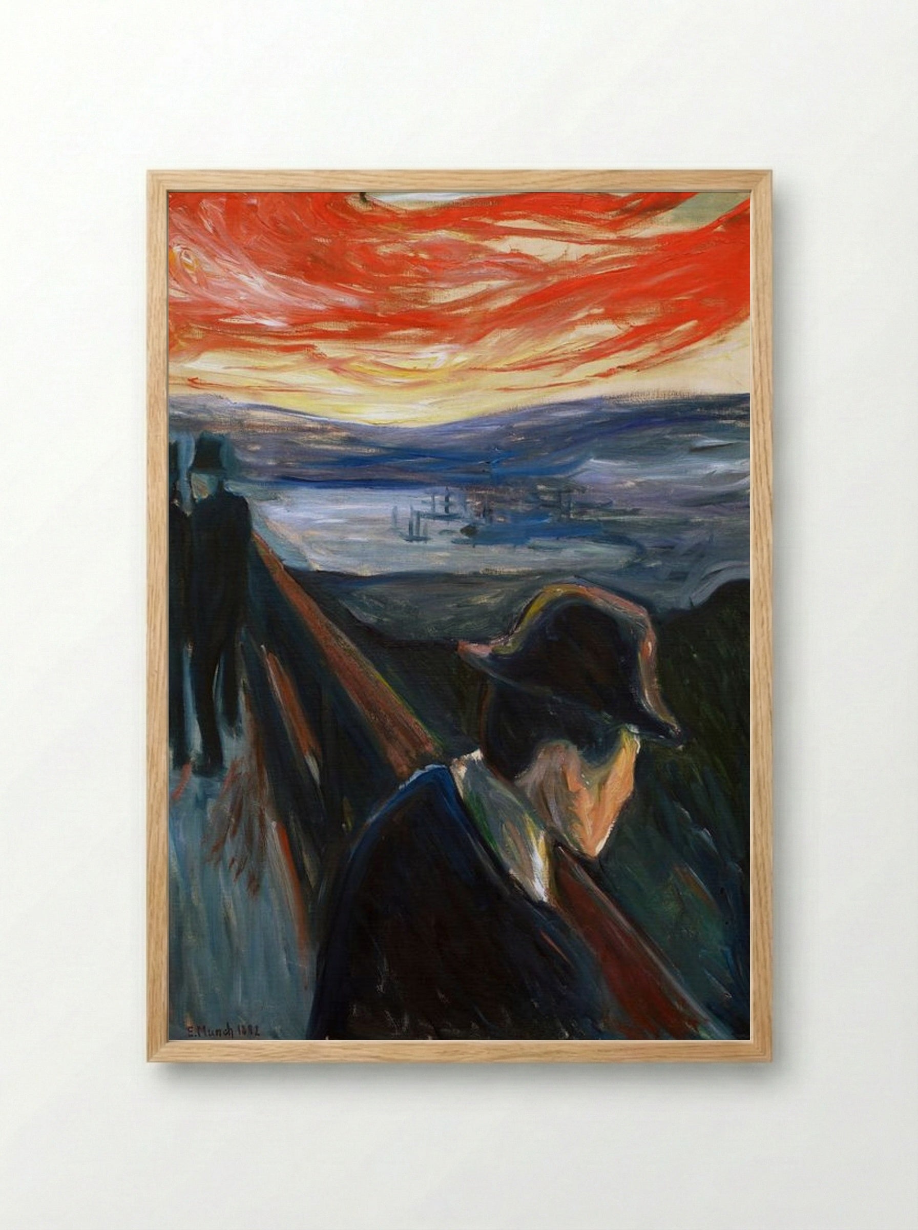 Despair - Edvard Munch - Framed Print Wood