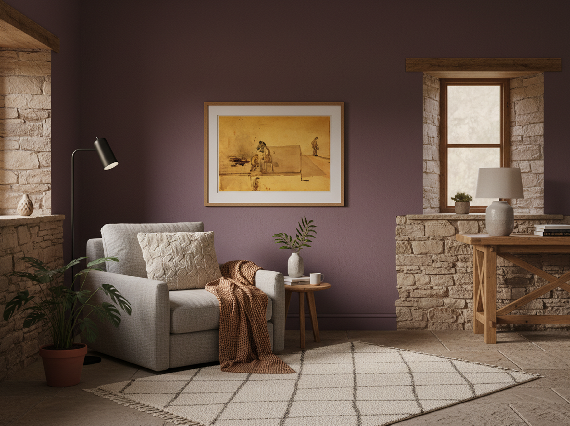 A Fire at Pomfret - Fine Art Print - Lifestyle