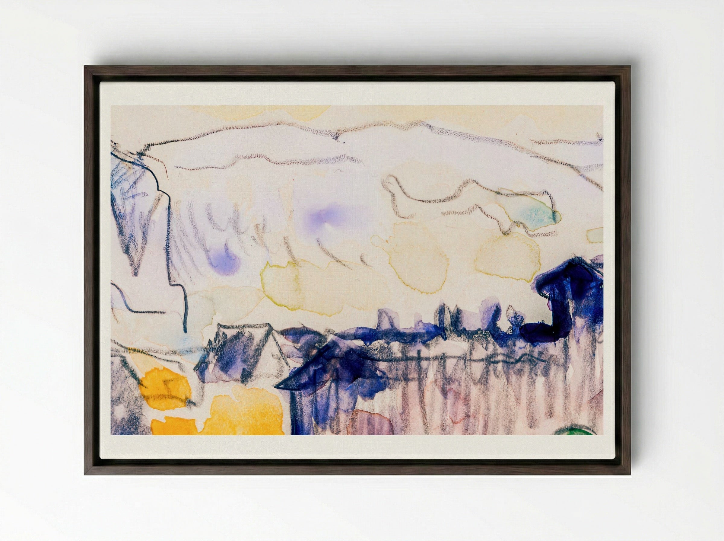 Geneva, 1919 - Paul Signac - Framed Canvas Dark Wood