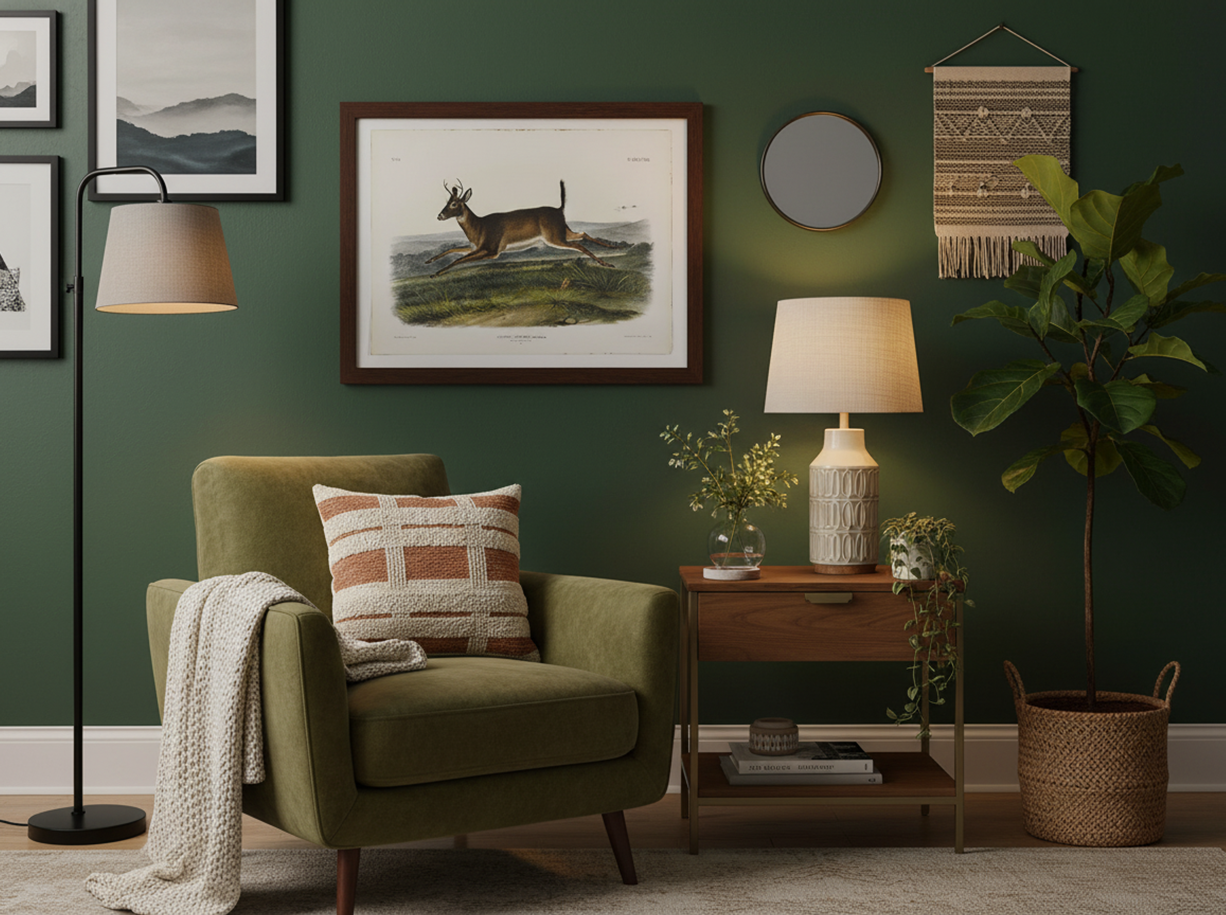 Long-Tailed Deer - John James Audubon - Lifestyle