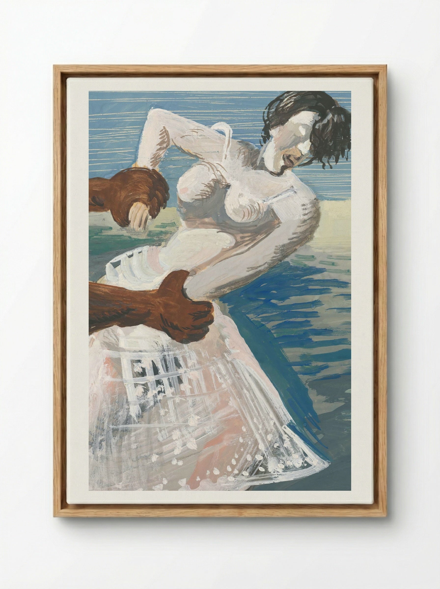Embrace - Cyprián Majerník - Framed Canvas Wood