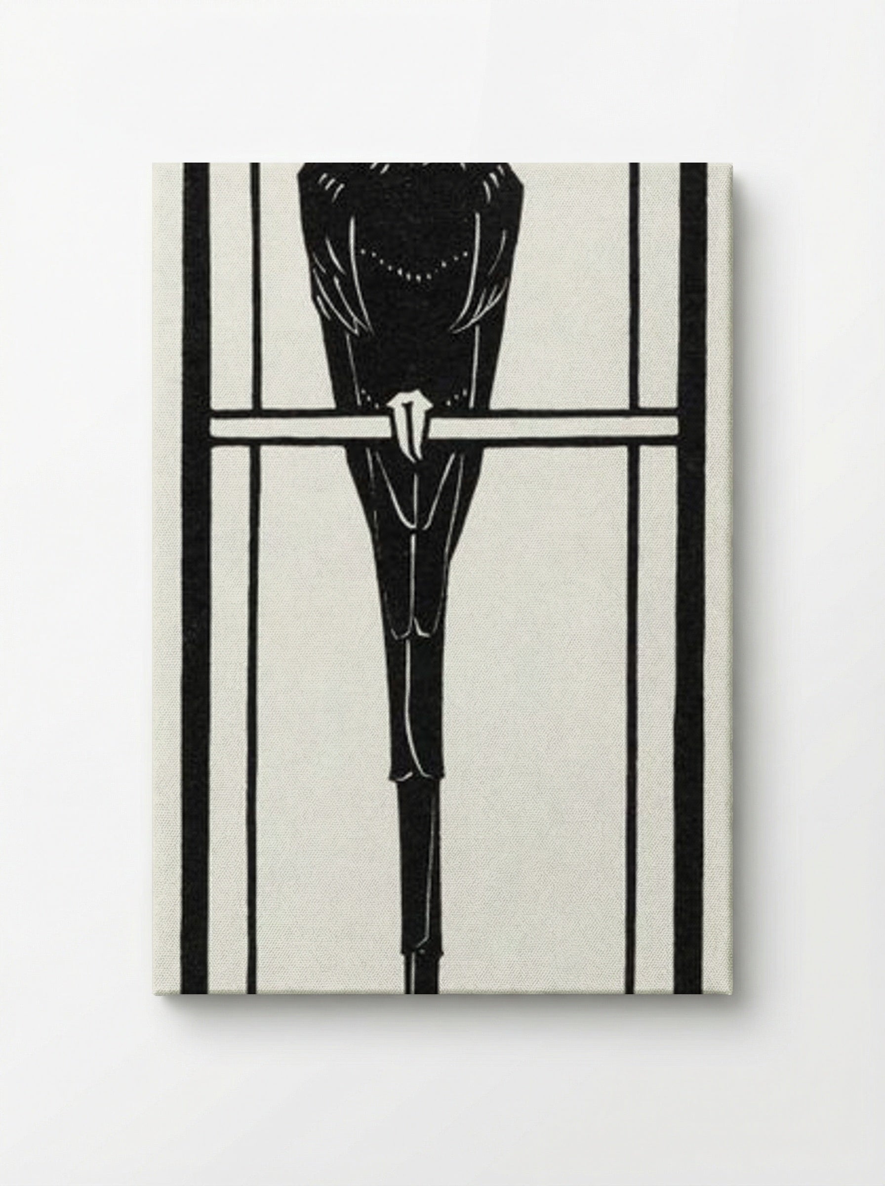 Ara (Macaw on Perch) - Julie de Graag - Canvas