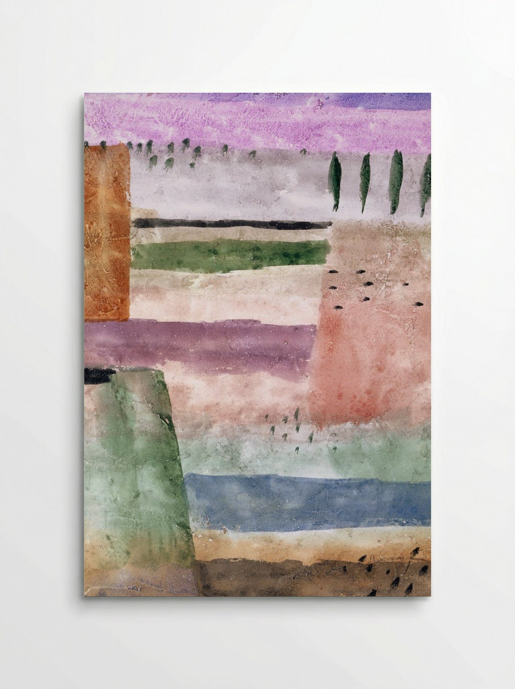 Landscape with Poplars - Paul Klee - Poster